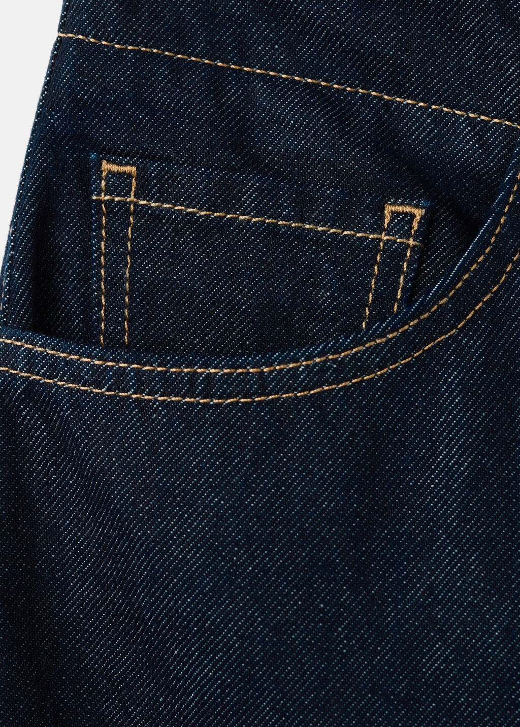 Mango Wide leg mid-rise jeans