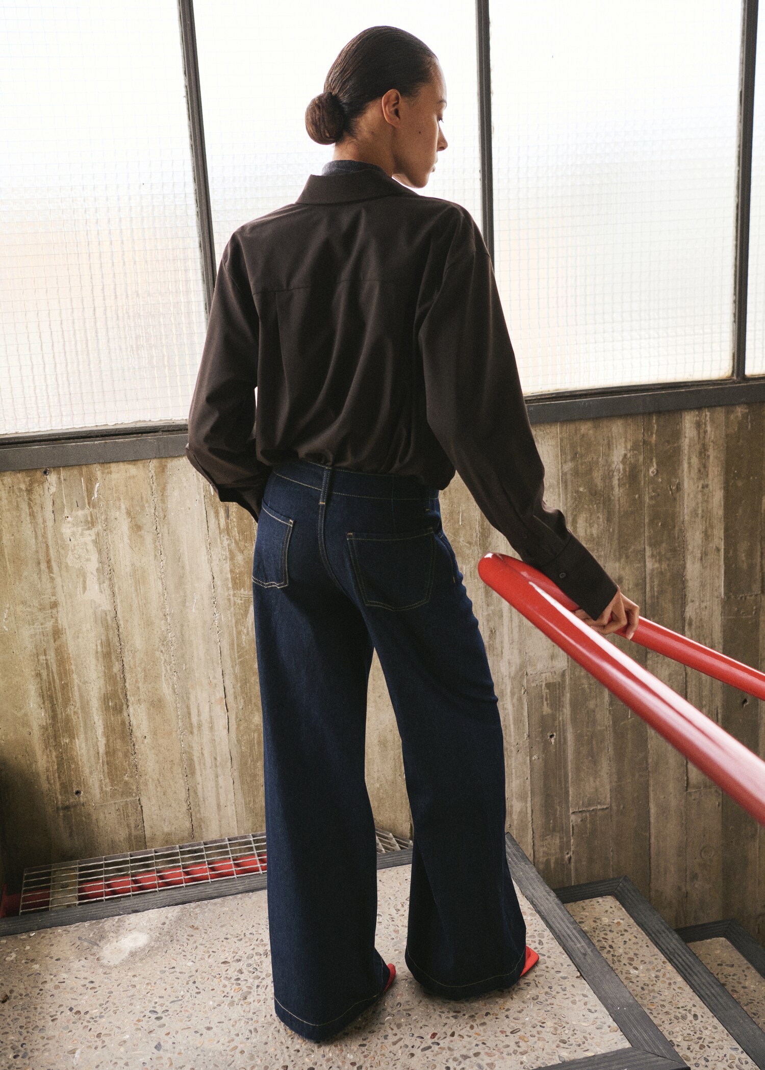 Jean large taille normale - Verso de l’article