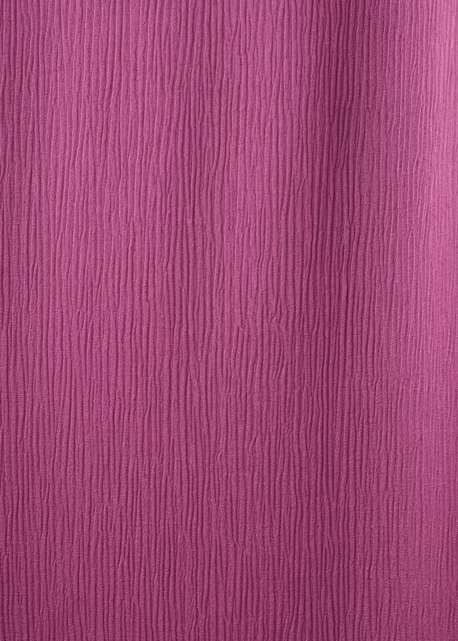 Satin straight-fit trousers - Details of the article 0