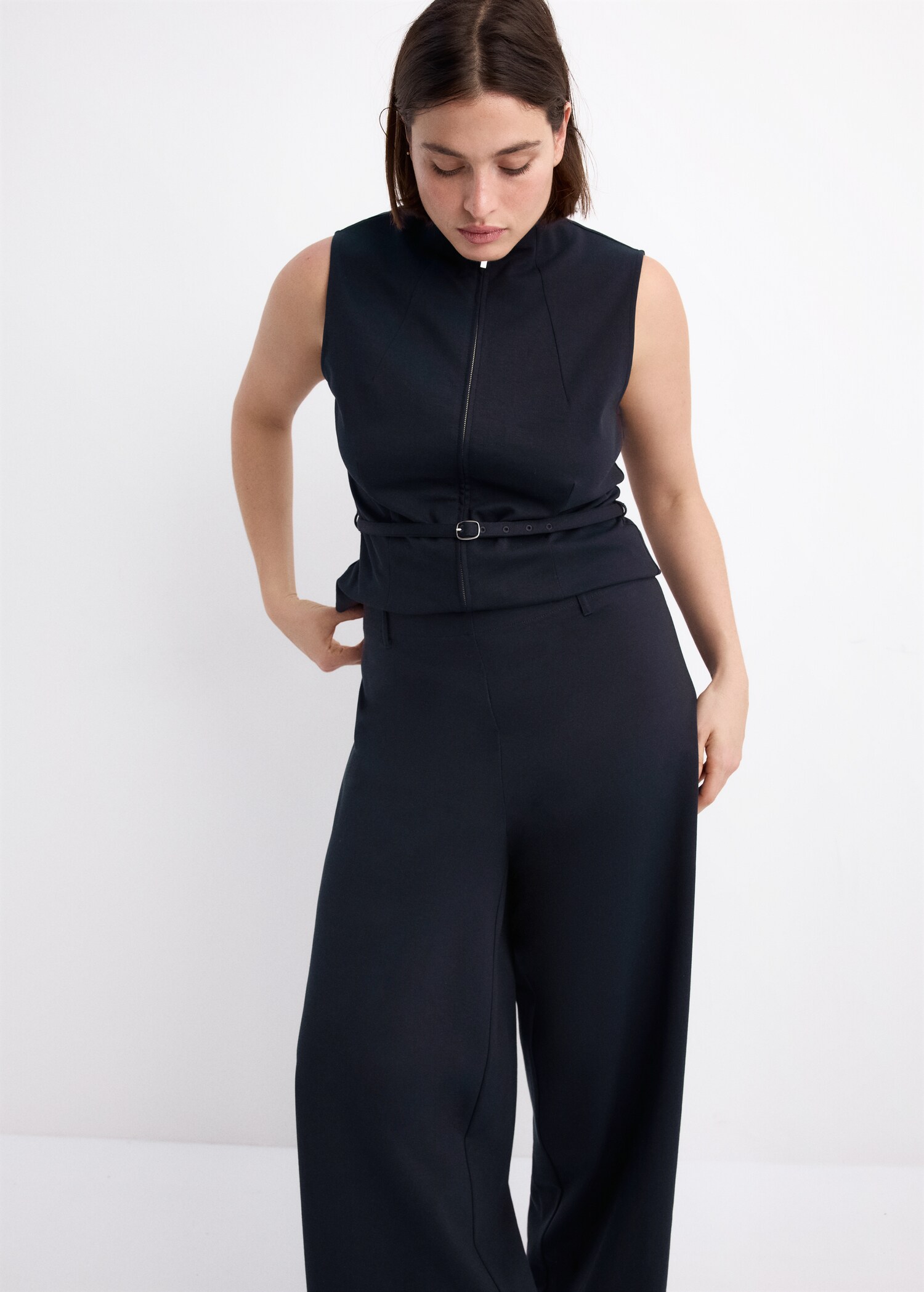 Zipper fitted waistcoat - Details of the article 5