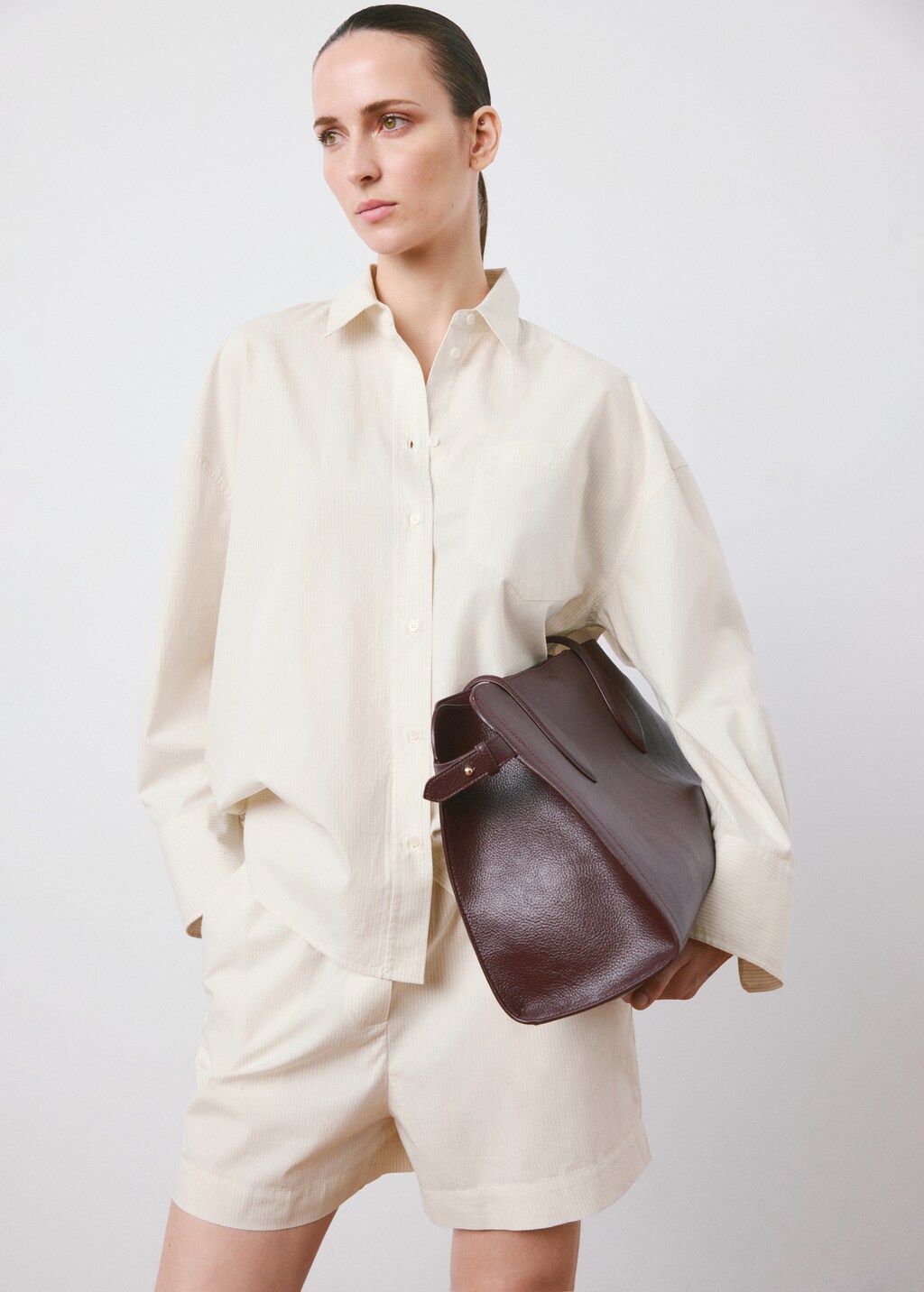 Oversize cotton shirt