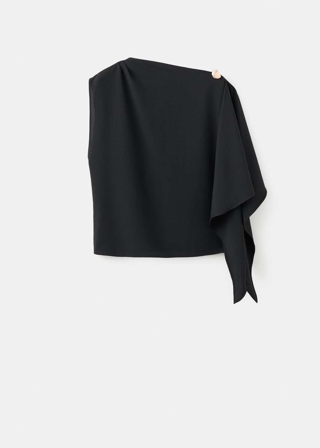 Blouse with asymmetrical neckline - image 5