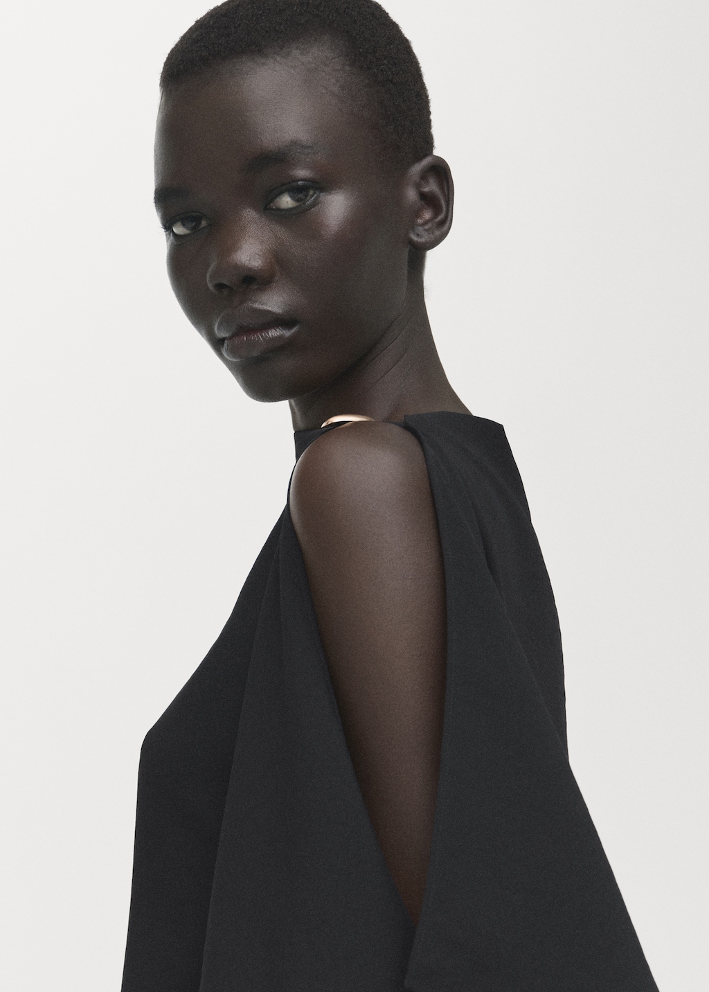 Blouse with asymmetrical neckline - image 4