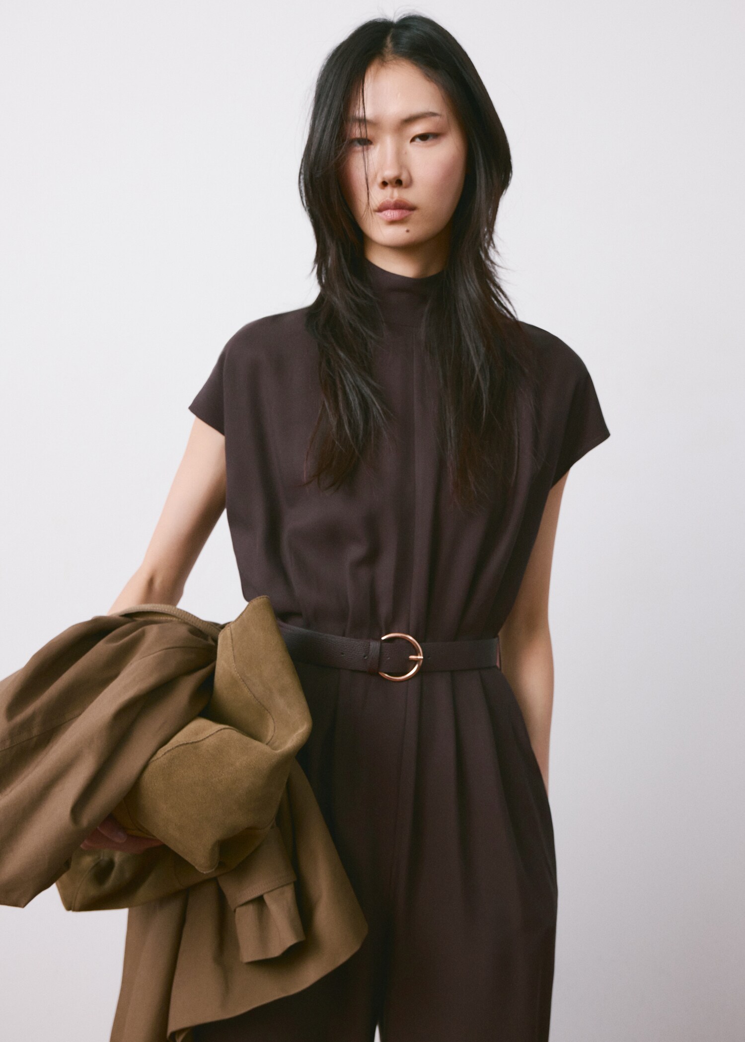 Combinaison Lyocell ceinture - Plan moyen