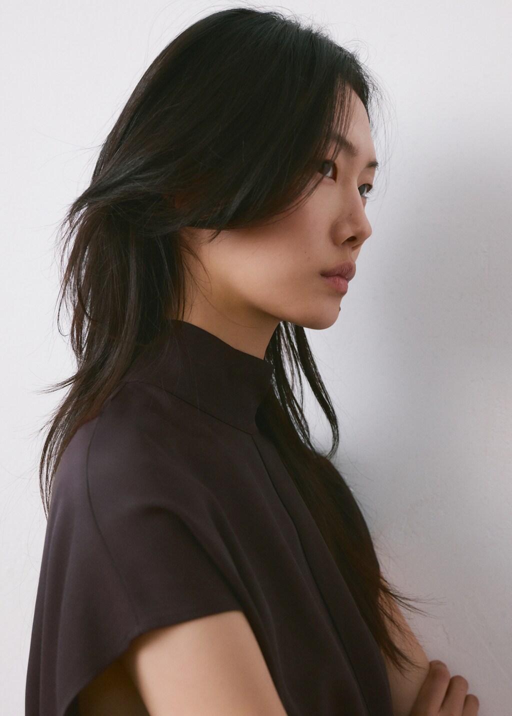 Lyocell jumpsuit with belt - image 5