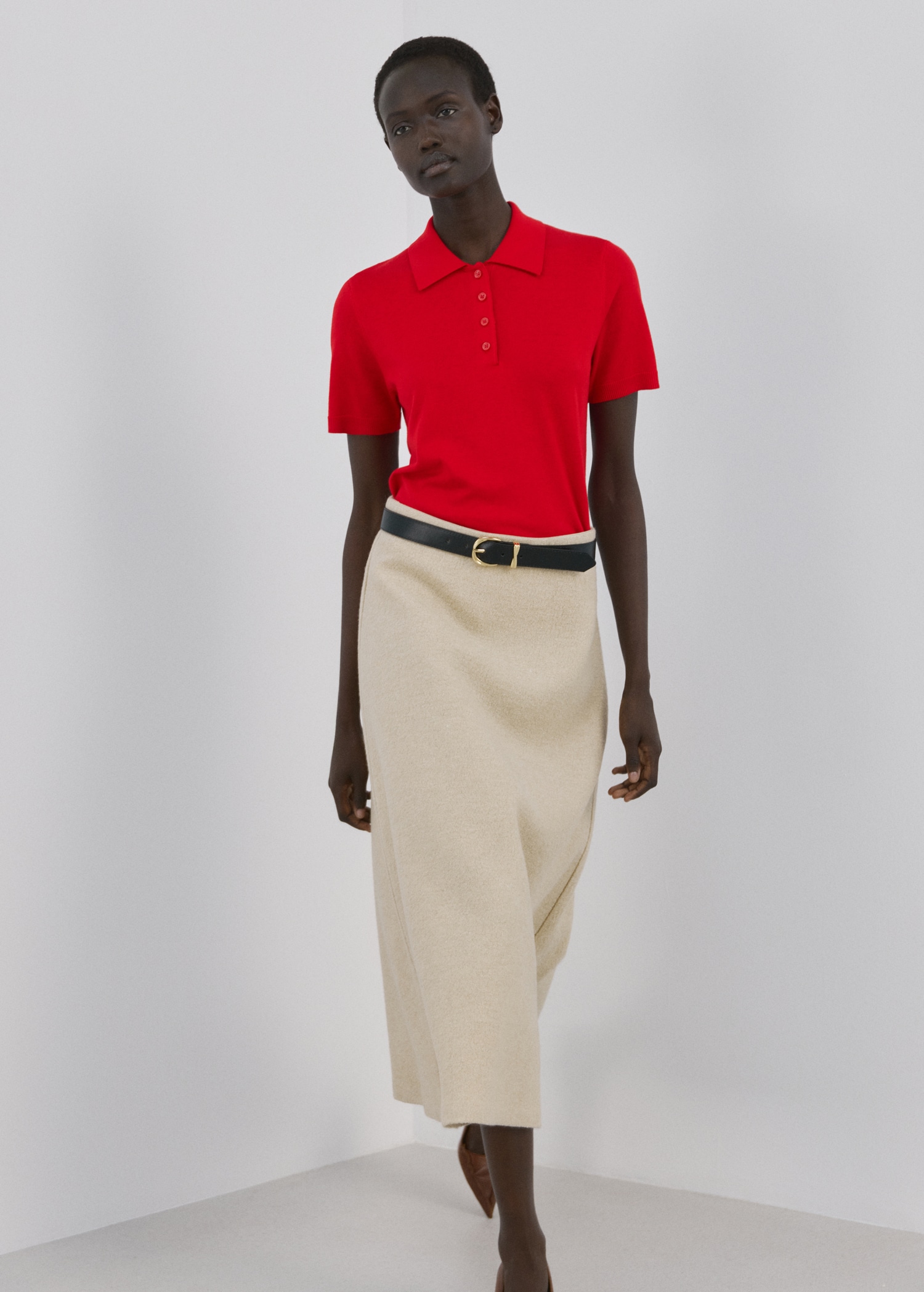 Polo neck sweater - Details of the article 2