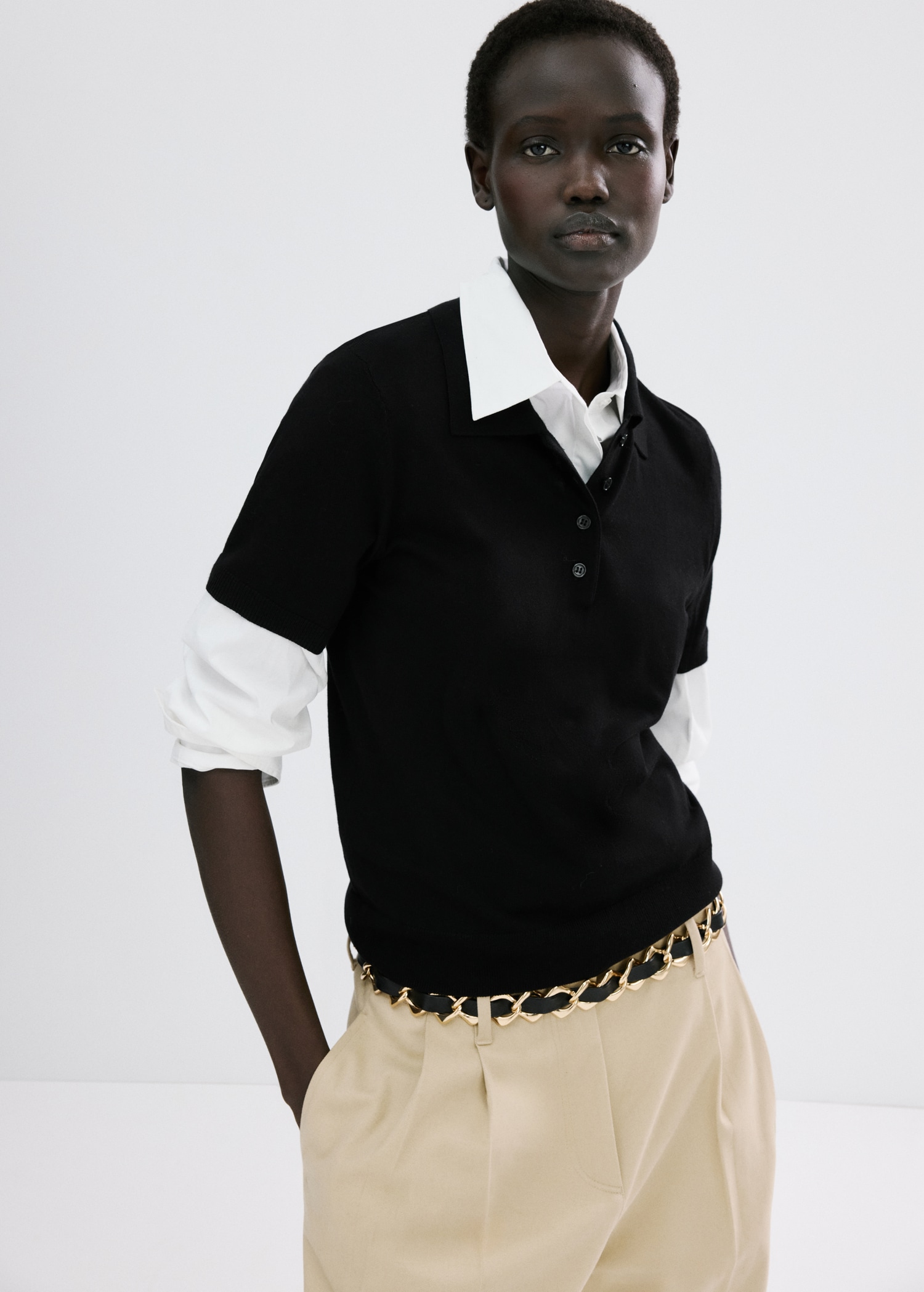 Polo neck sweater - Details of the article 6