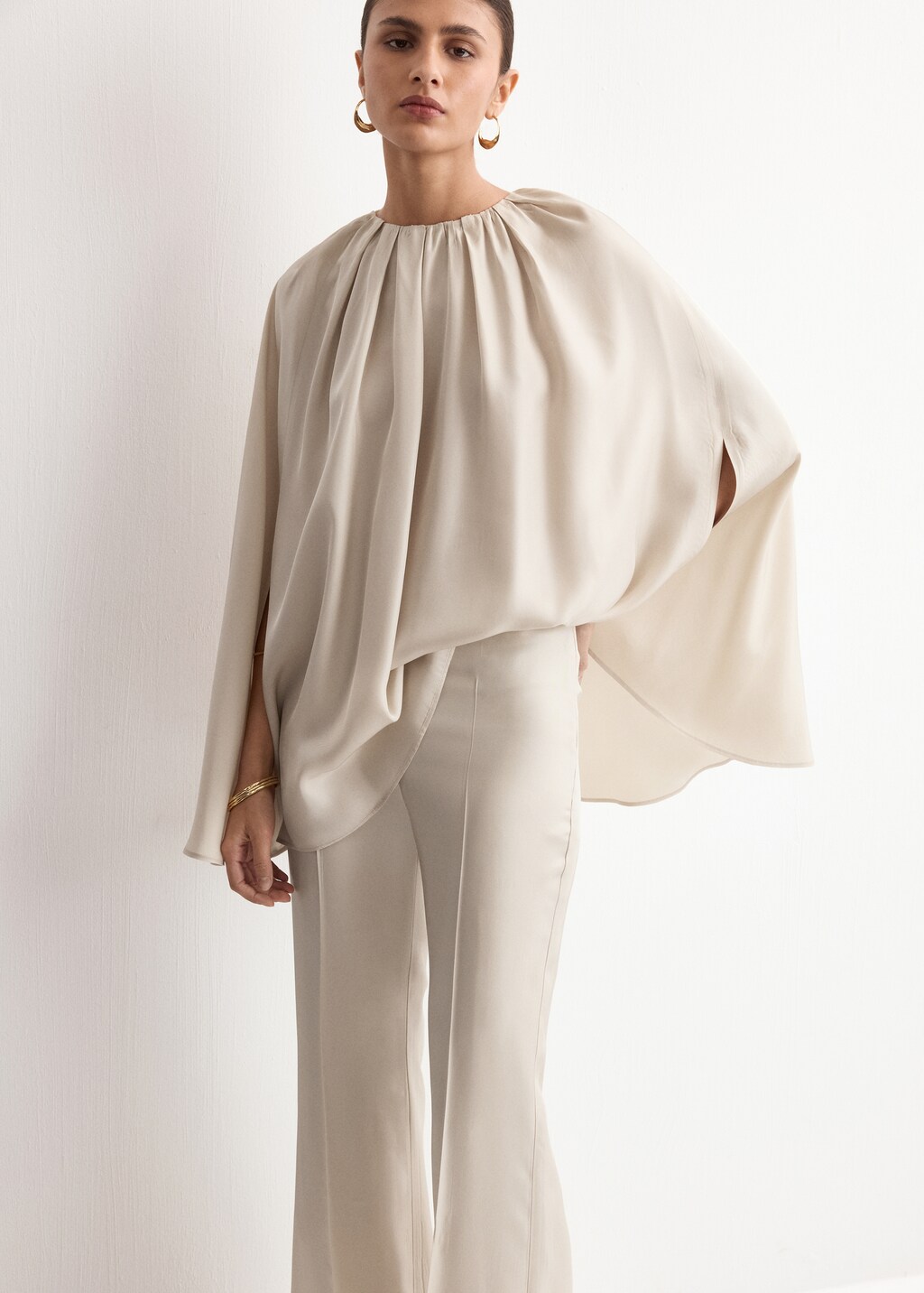 High-waist straight pants - image 4