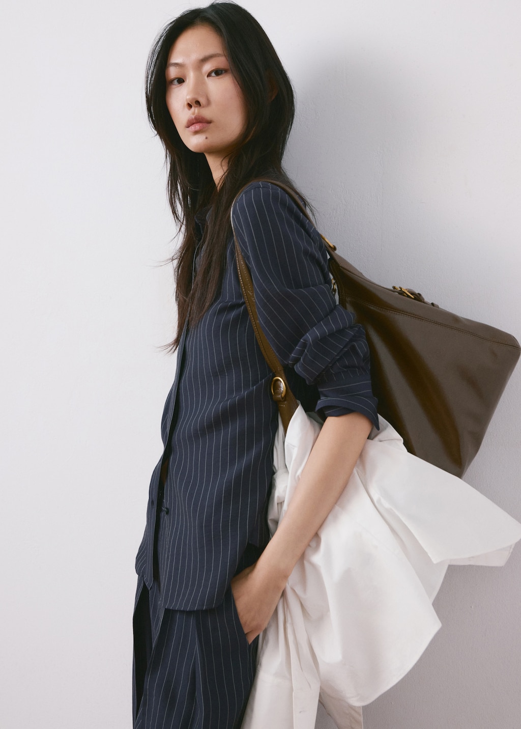 Pinstripe shirt - image 3