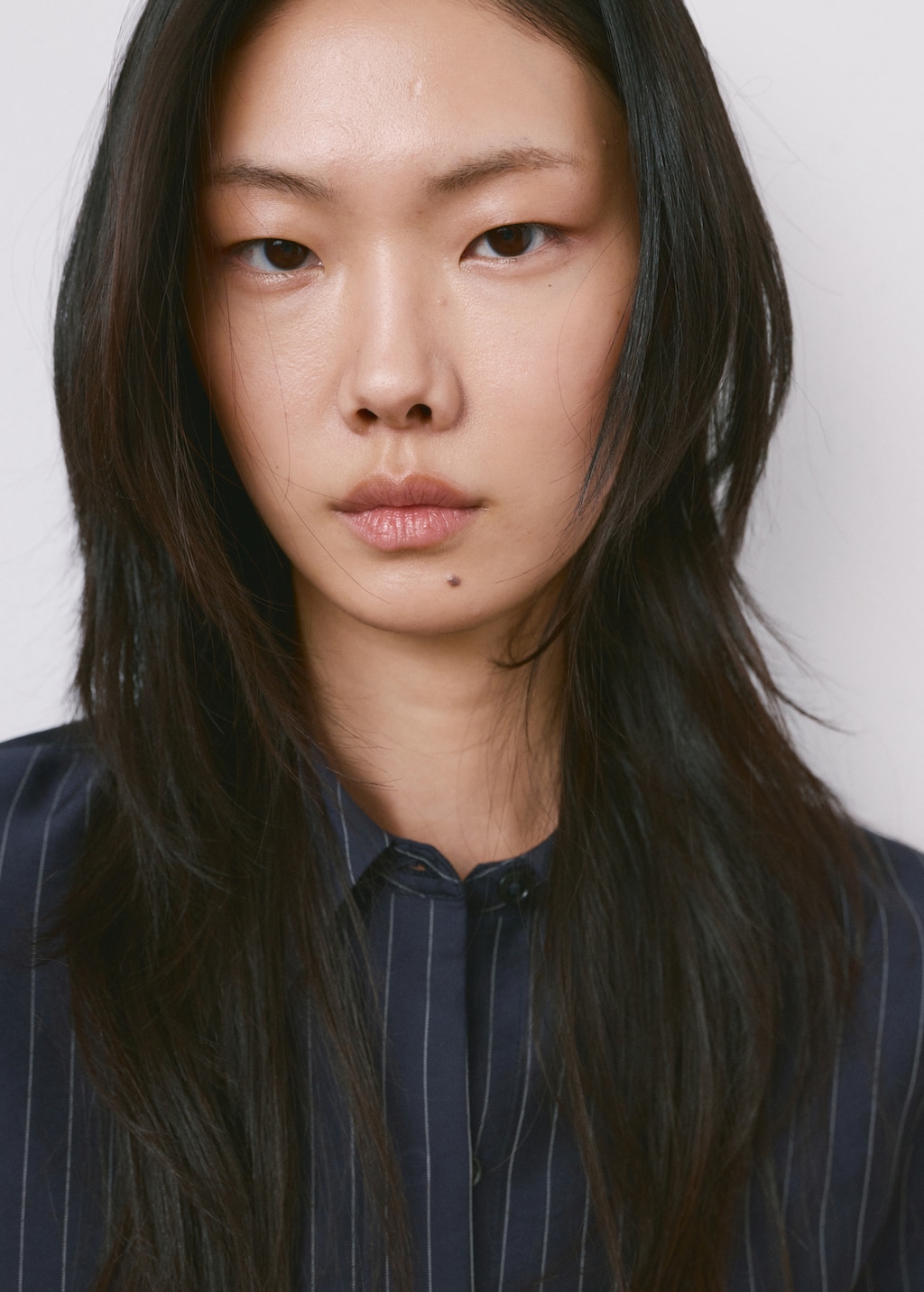 Pinstripe shirt - image 5