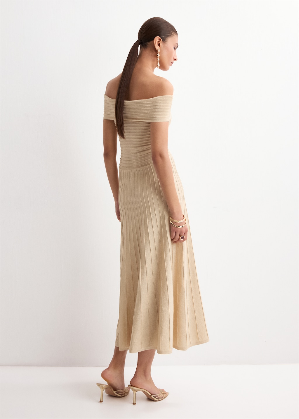 Strapless flared dress - image 3