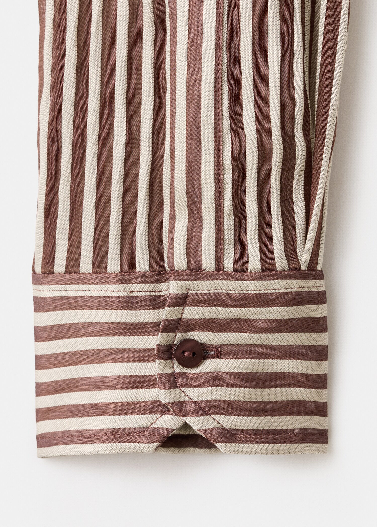 Striped blouse with bow tie neck - Details of the article 0