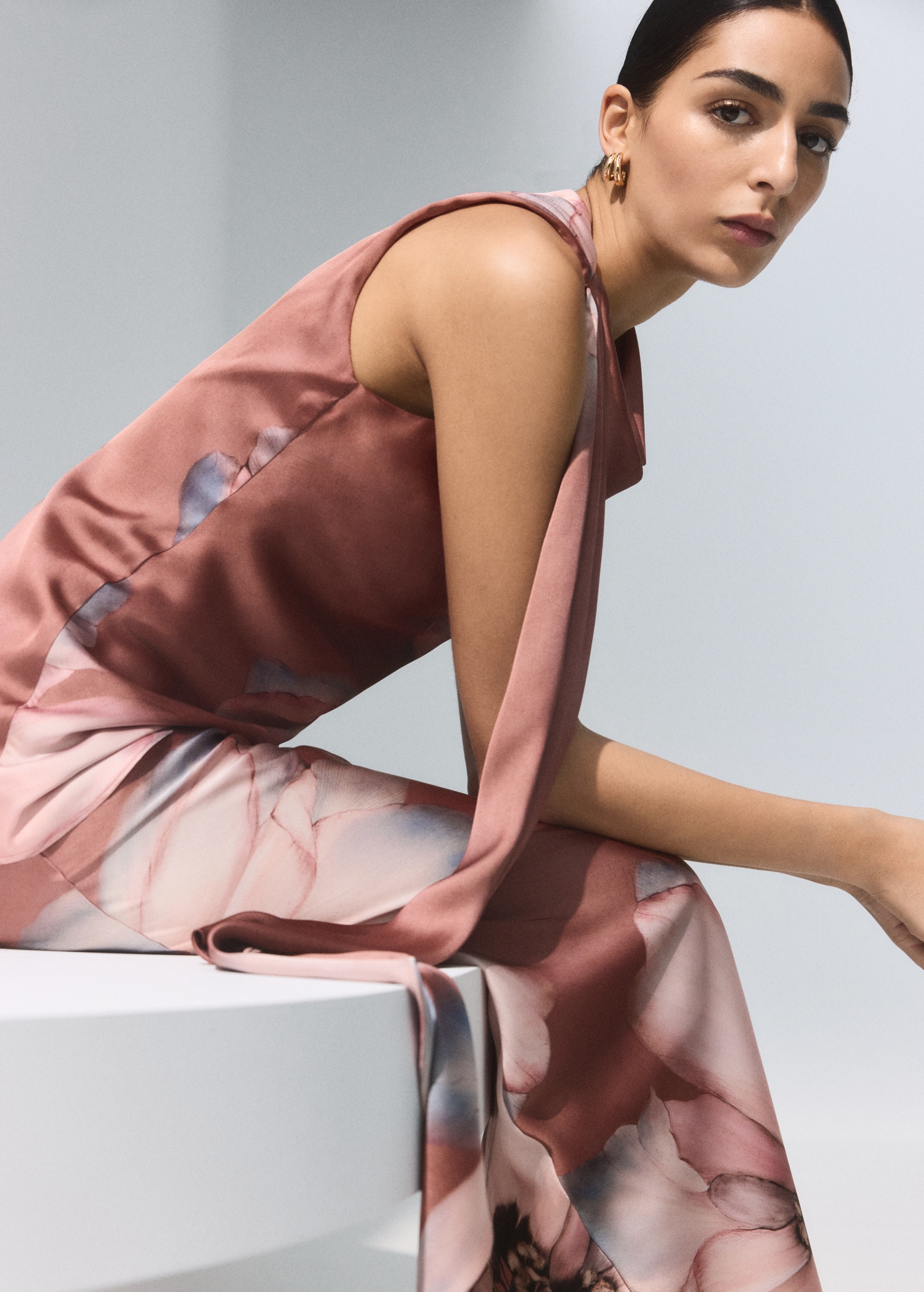 Saia comprida com estampado floral - Pormenor do artigo 2