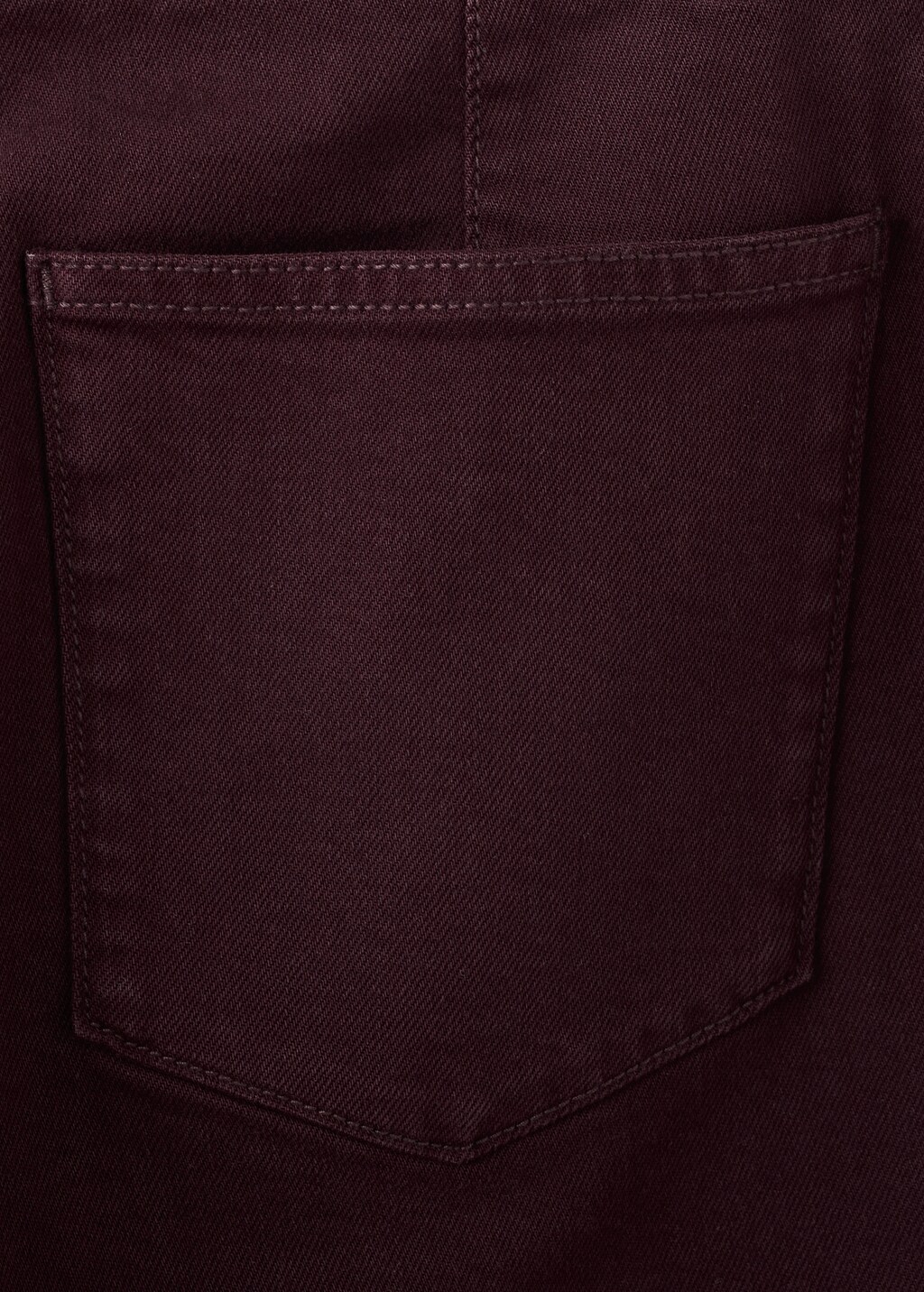 High-waisted wide leg jeans with stitching - image 4