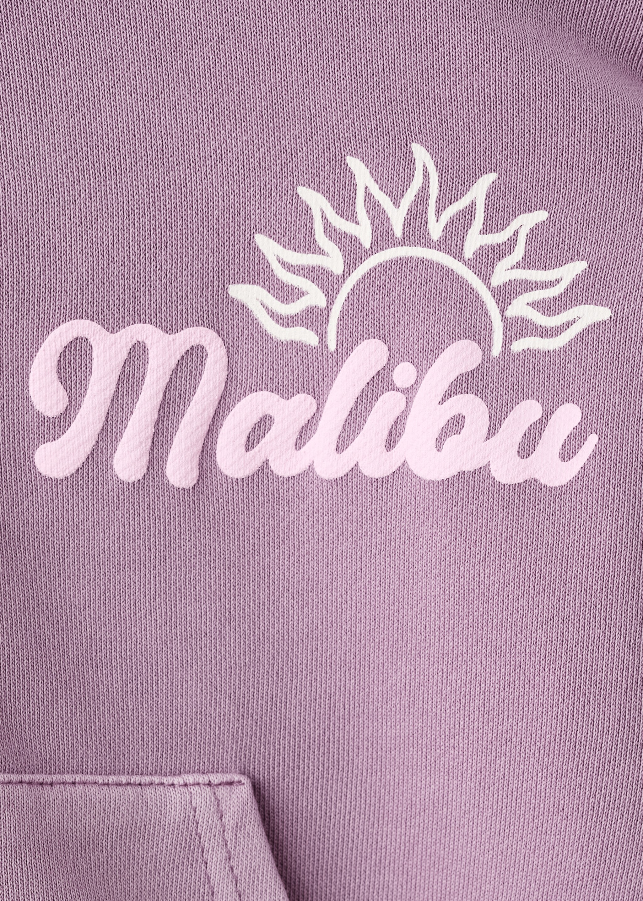 Sweat zippé imprimé - Détail de l'article 8, Violet. Ref: 27044103-00.