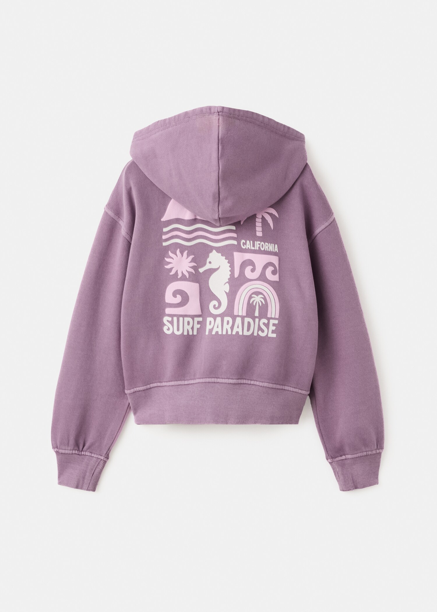 Sweat zippé imprimé - Verso de l’article