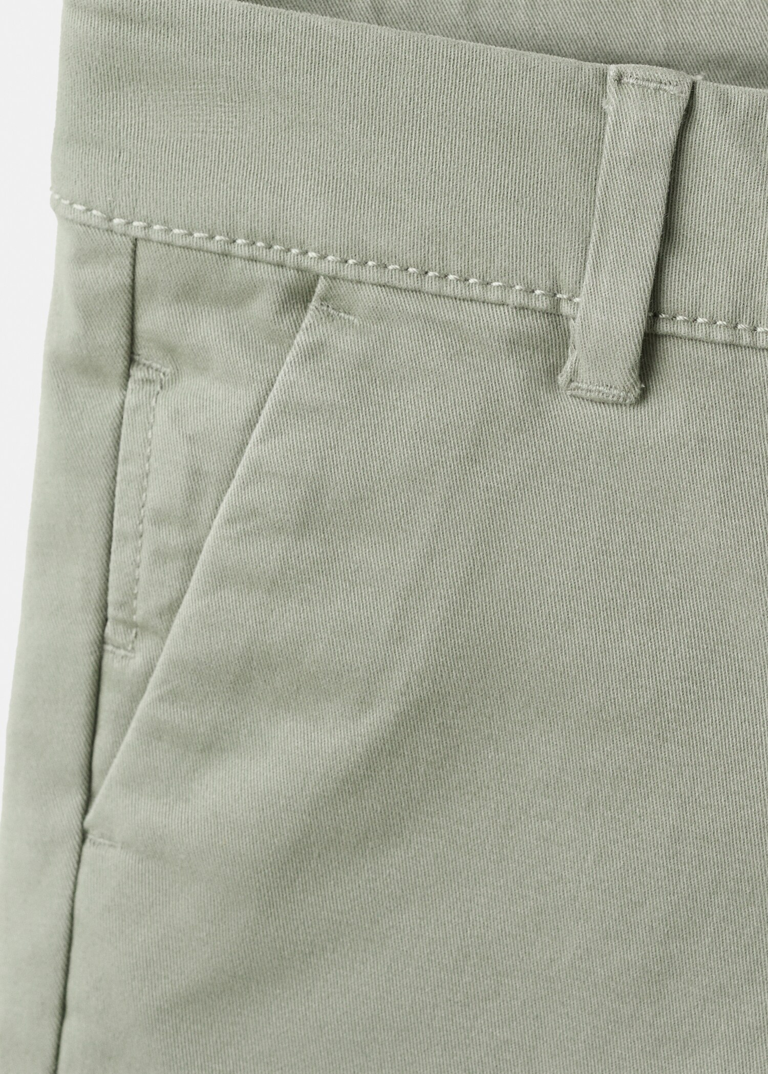 Katoenen chino - Detail van het artikel 8