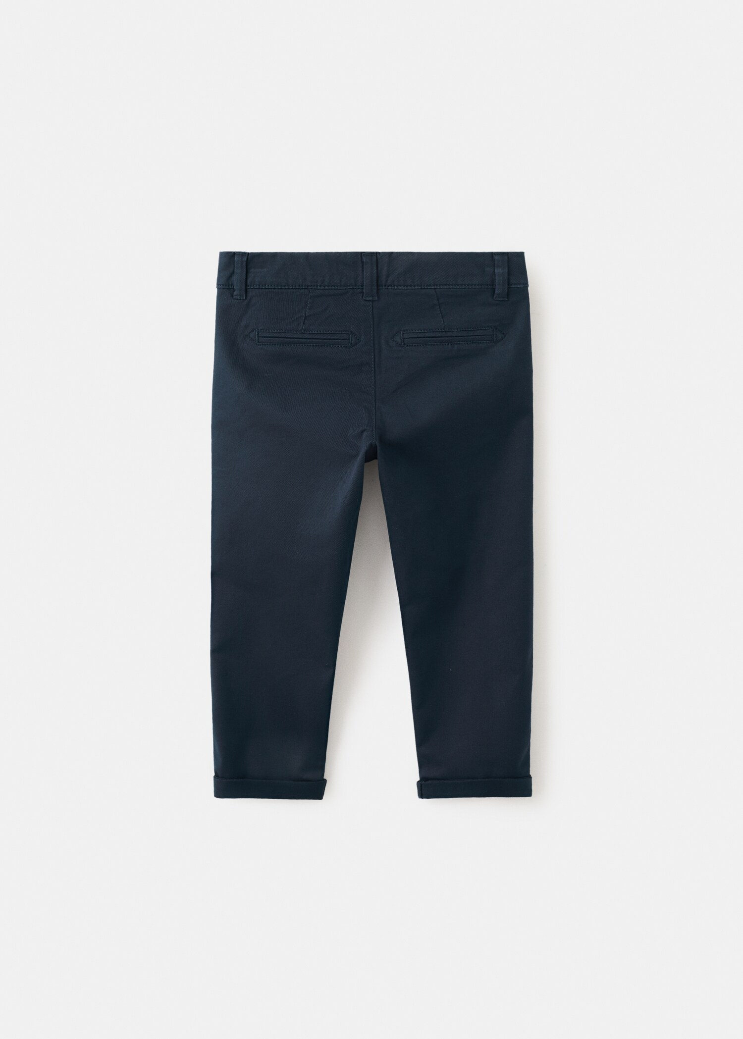 Katoenen chino - Achterkant van het artikel
