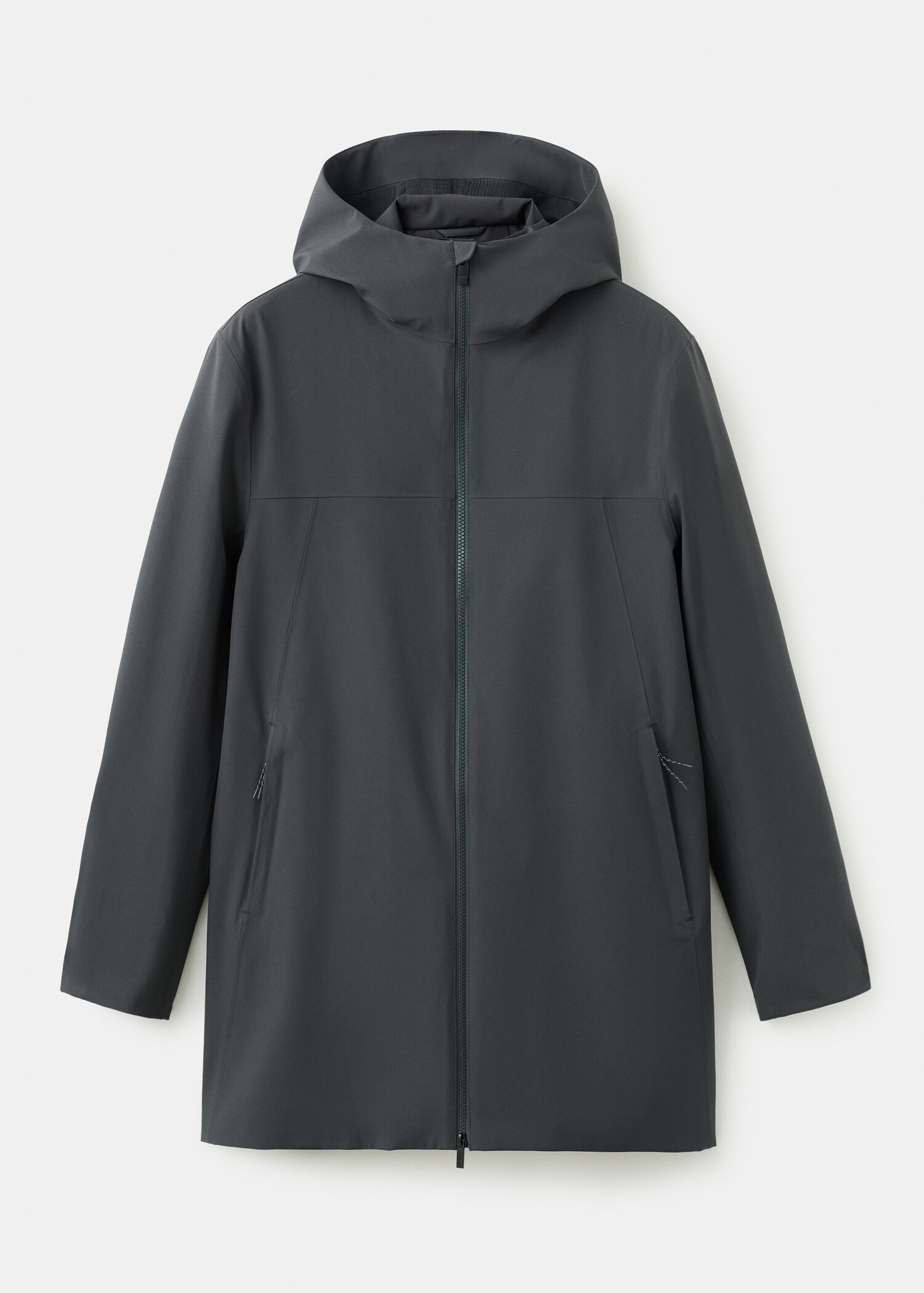 Water-repellent parka with pockets - Article without model