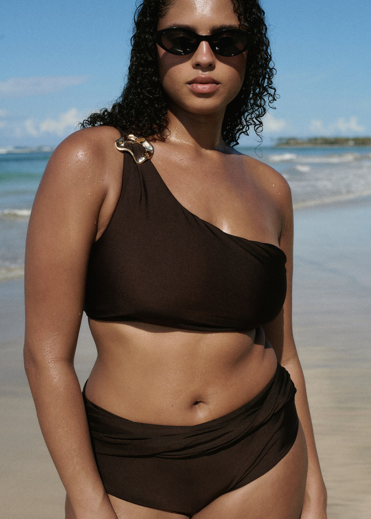 High-waist bikini bottoms - Medium plane