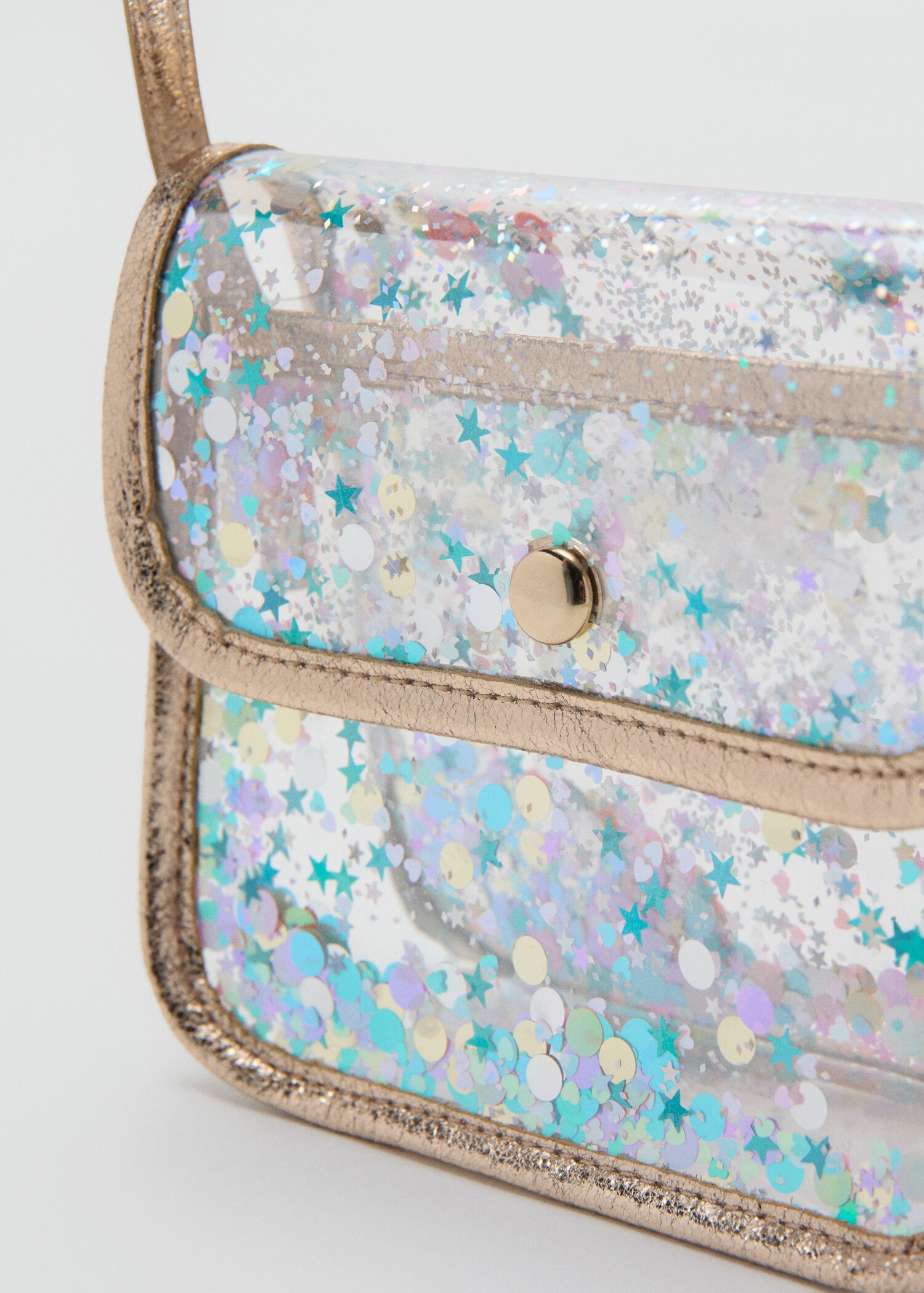 Glitter transparent handbag - Details of the article 1