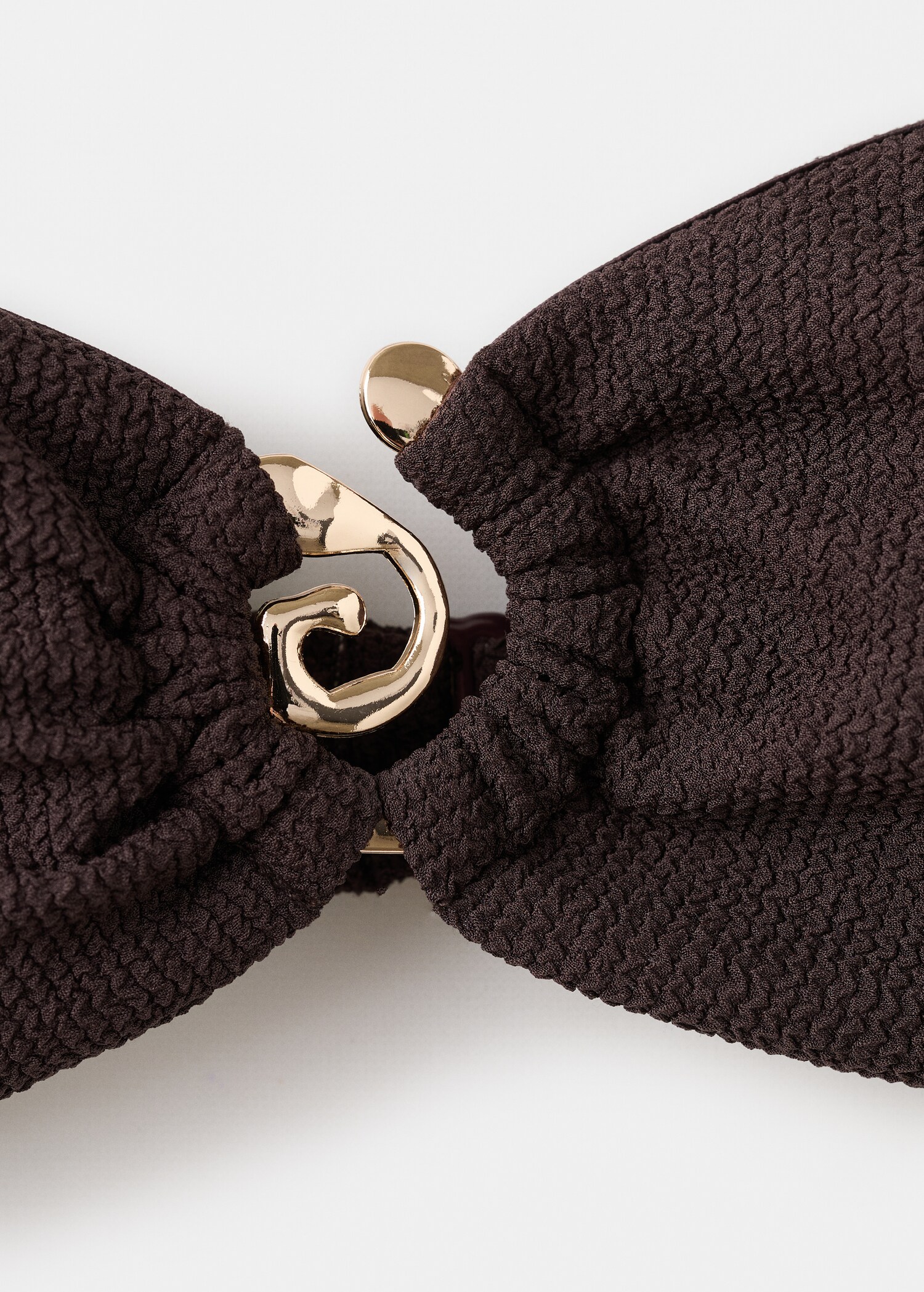 Ribbed bikini top with hoop - Details of the article 8