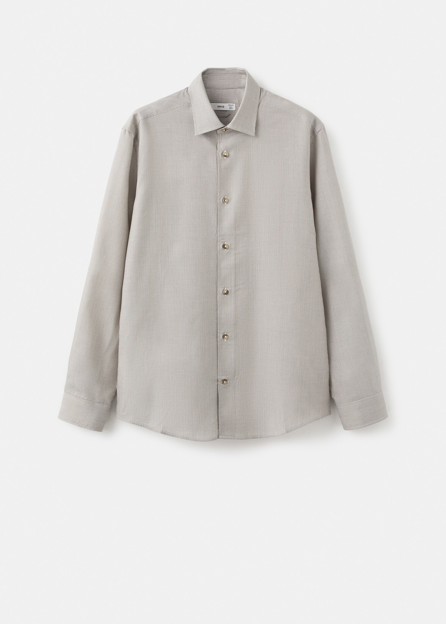 Chemise regular fit Lyocell rayures - Article sans modèle