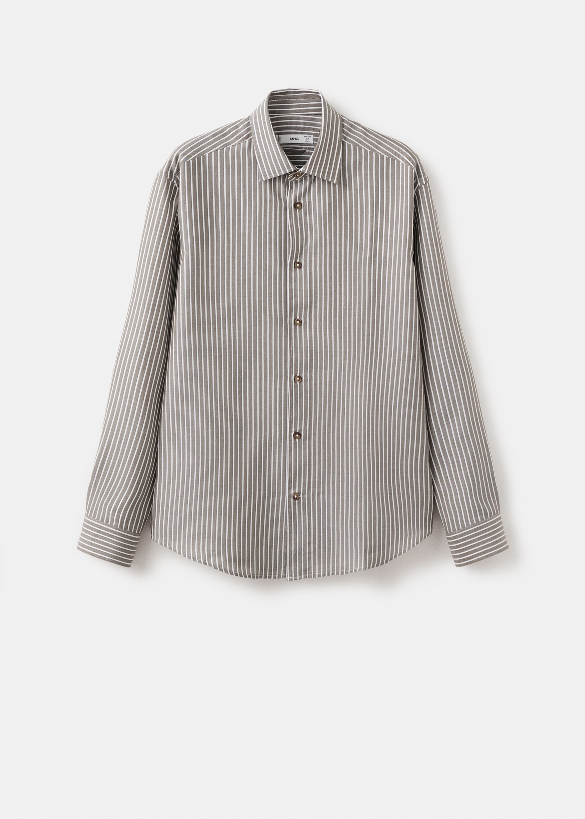 قميص لايوسل مقاس عادي بنمط مقلم - منتج دون نموذج, أسمر ضارب إلى الصفرة. Ref: 27044425-00.