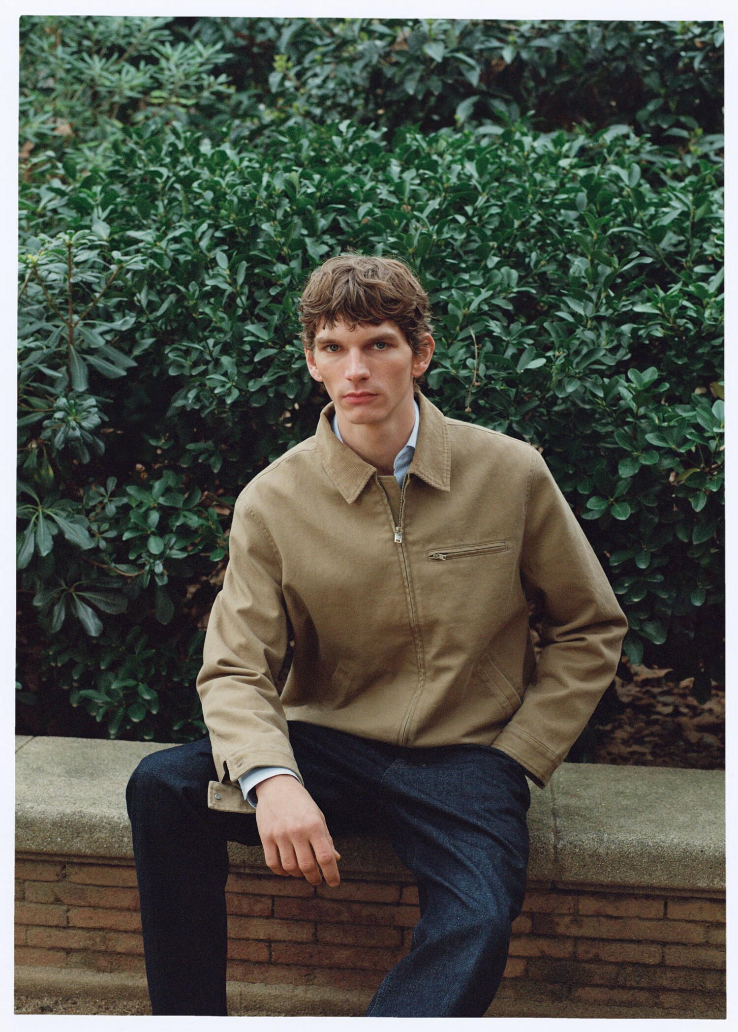 Veste en jean col velours côtelé - Détail de l'article 5