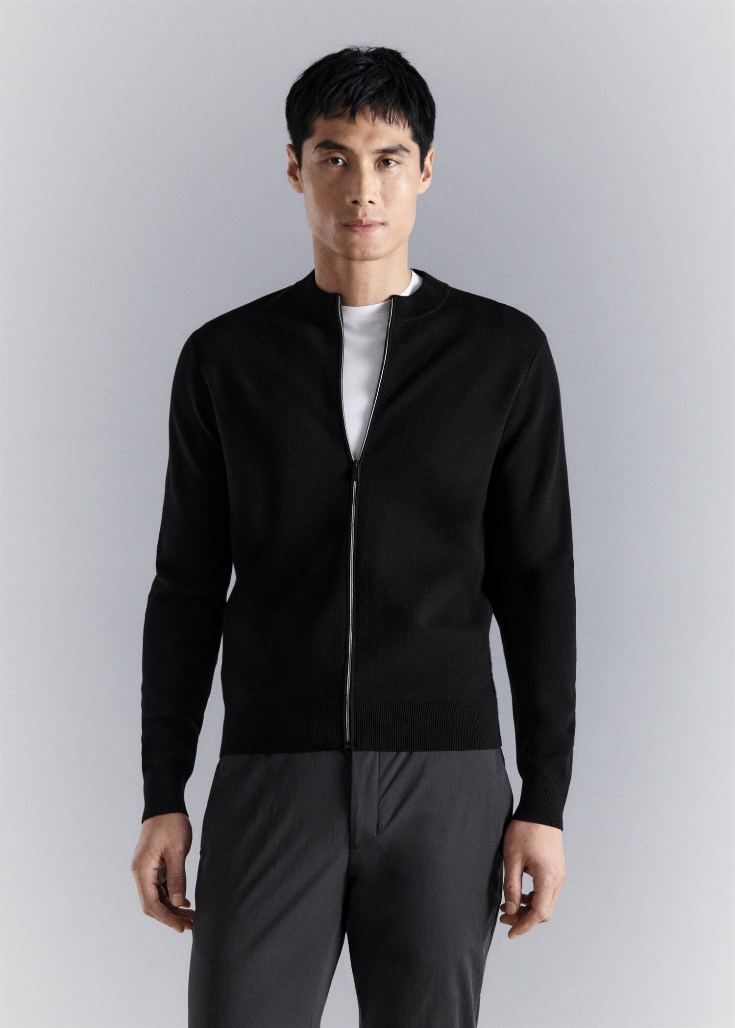 Comfort-Stretch-Strickcardigan - Mittlere Ansicht