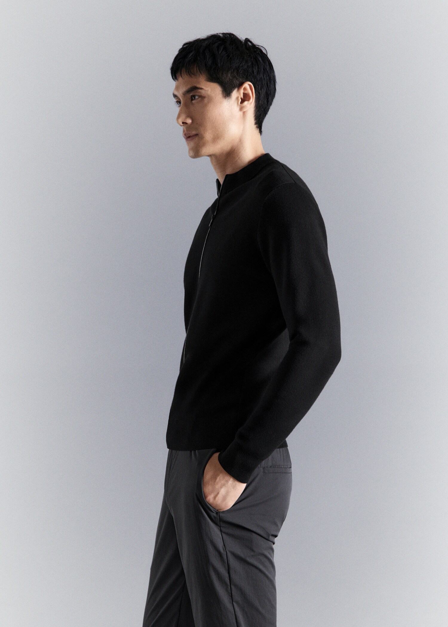 Comfort-Stretch-Strickcardigan - Detail des Artikels 2