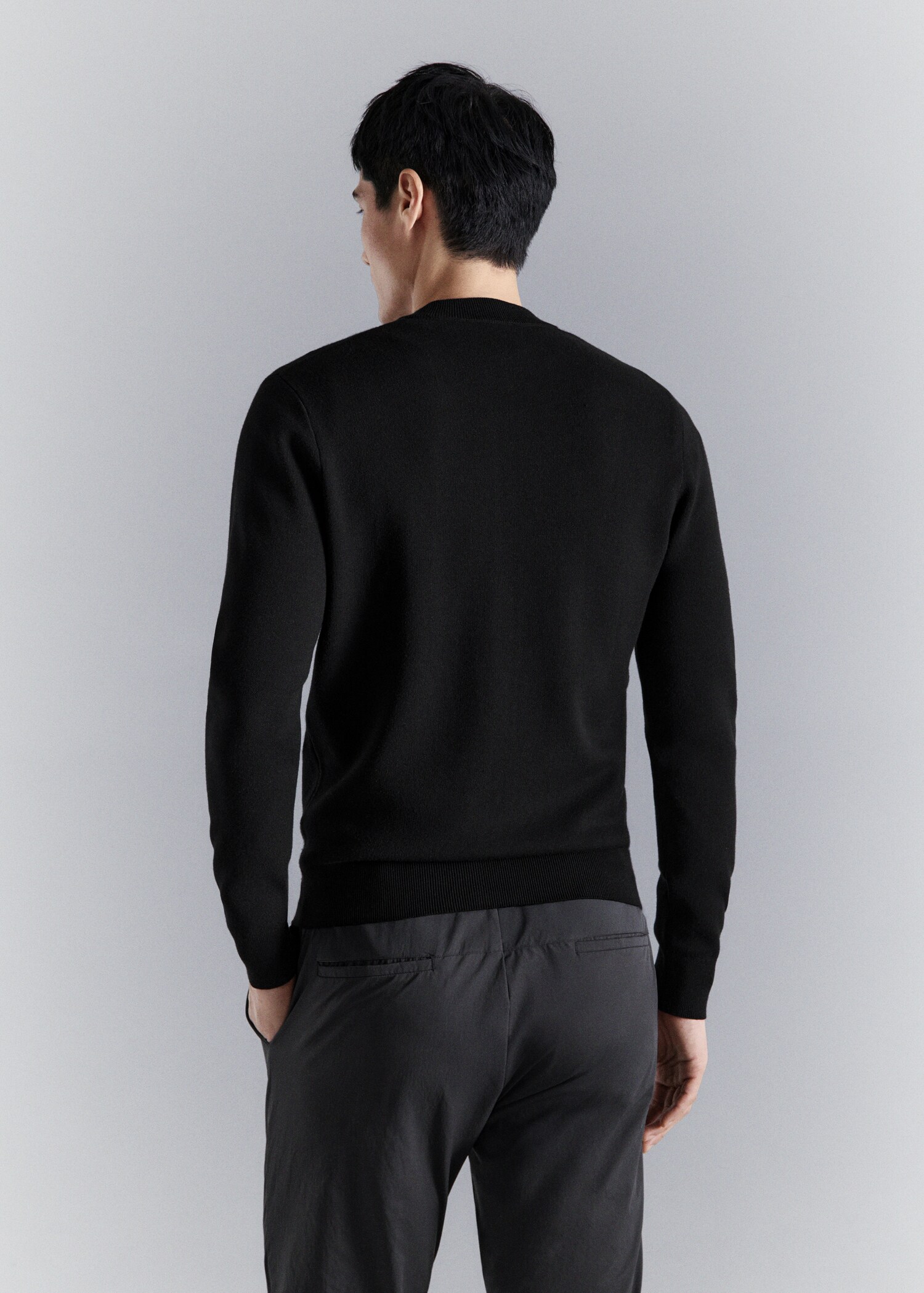 Comfort-Stretch-Strickcardigan - Rückseite des Artikels