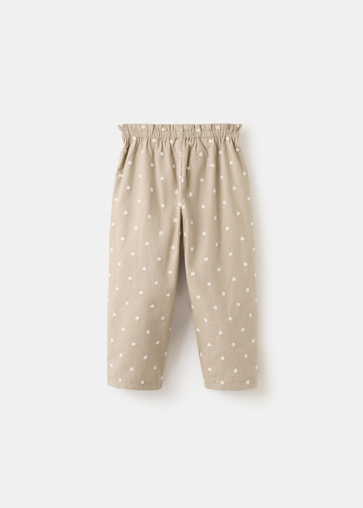 بنطلون بابر باغ مطرز بالزهور - الجهة الخلفية للمنتج