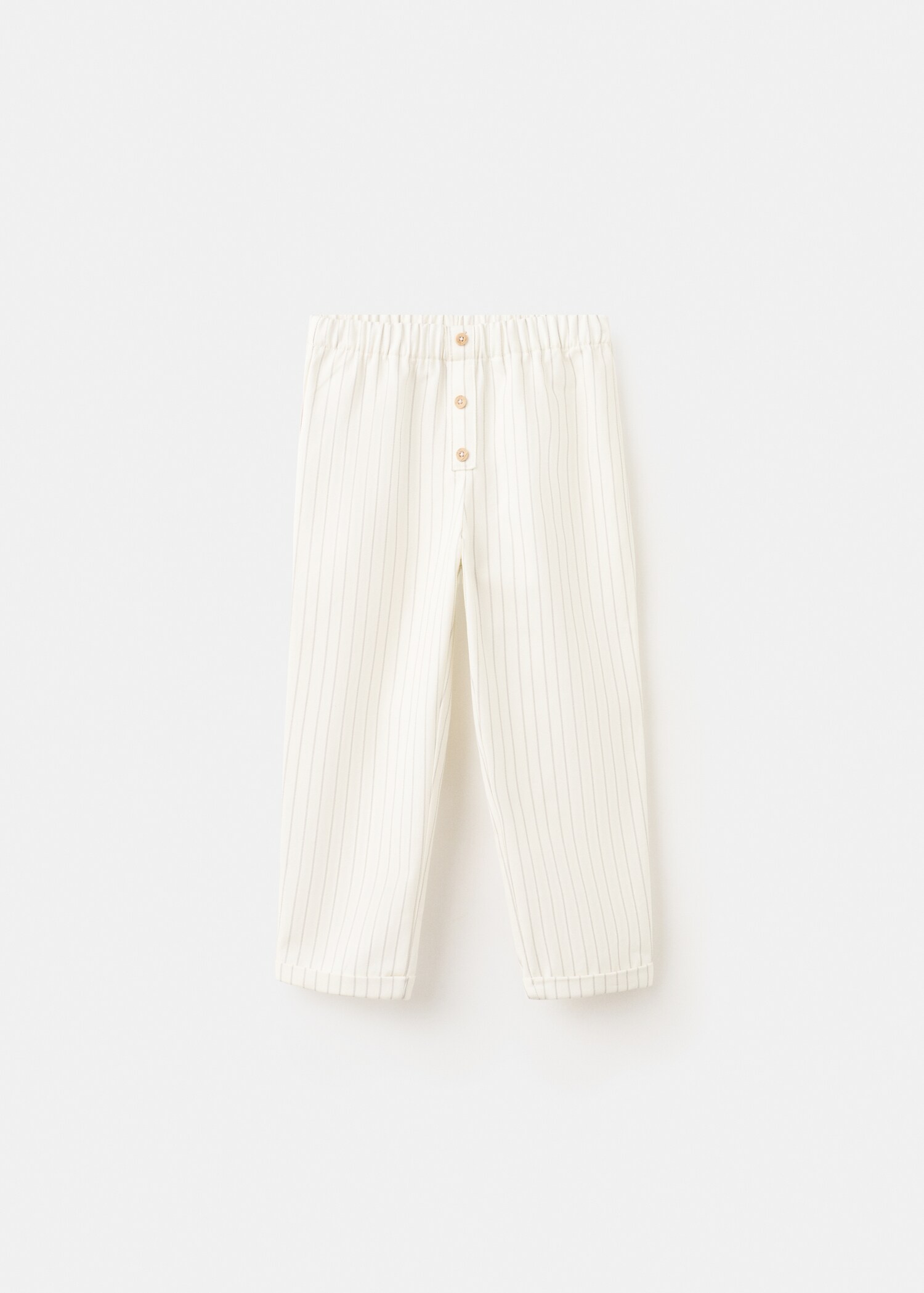 Striped cotton trousers - Article without model