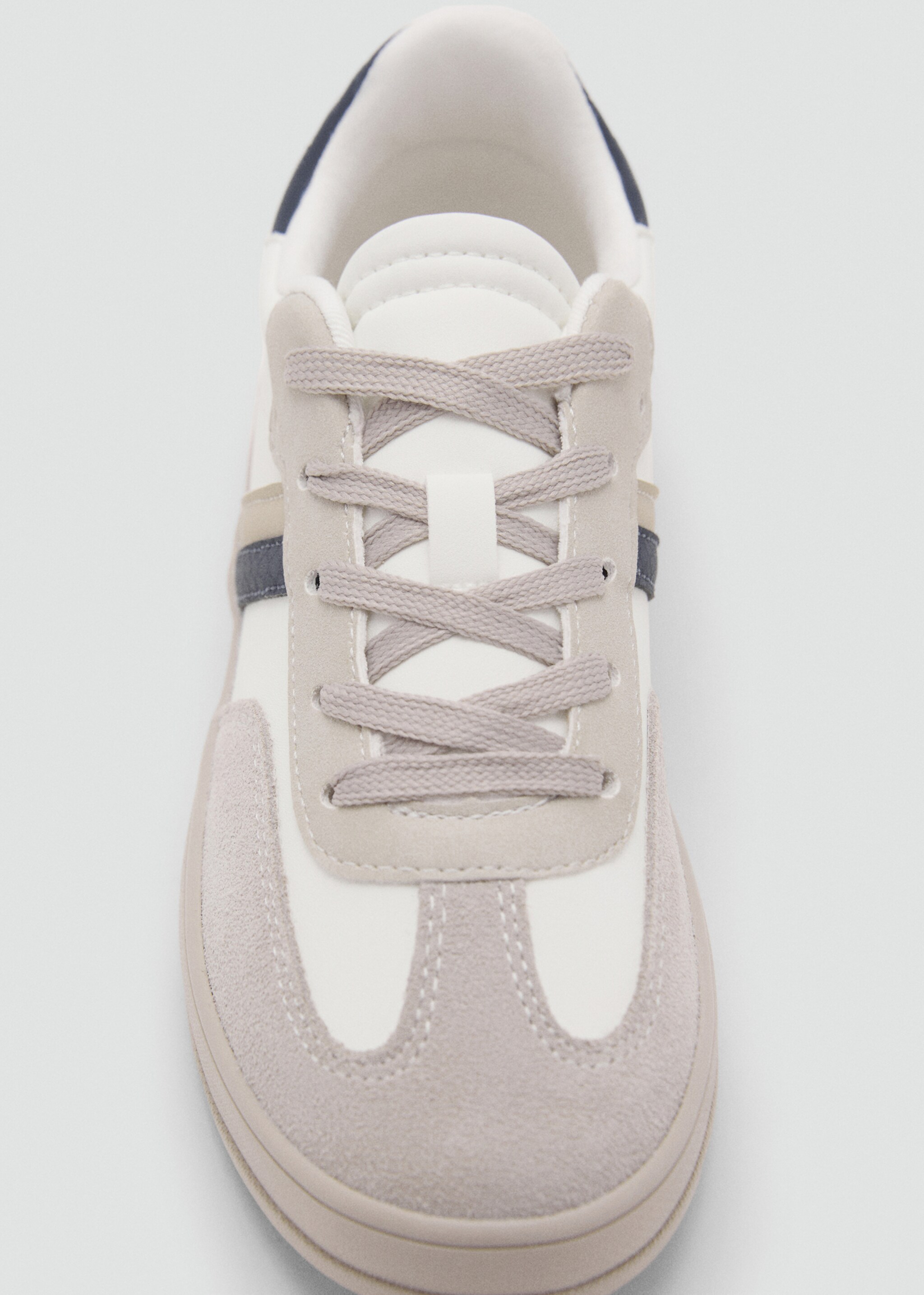 Leather mixed sneakers - Details of the article 2, Off White. Ref: 27044437-00.