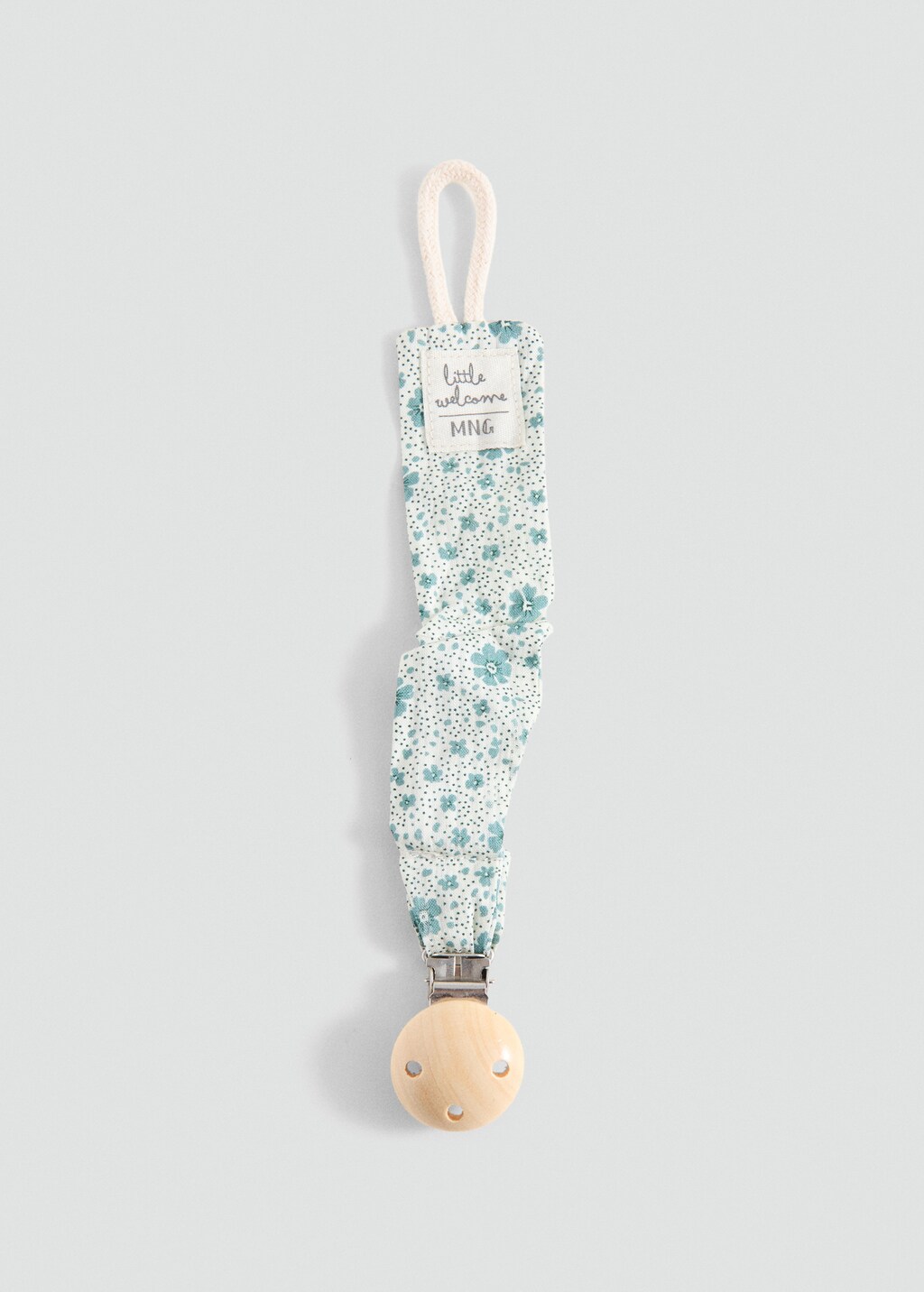 Printed brooch pacifier holder