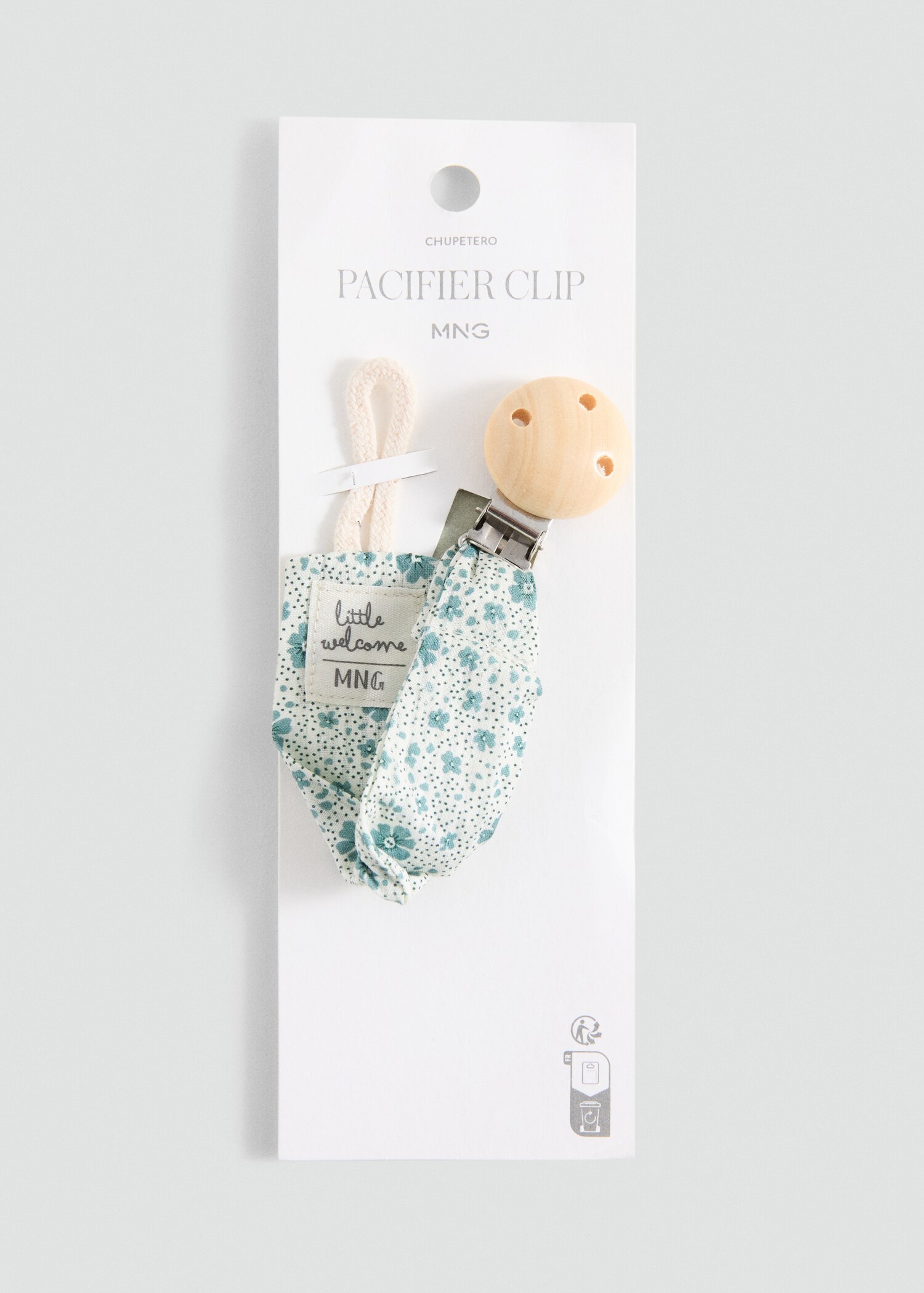 Printed brooch pacifier holder - Article without model