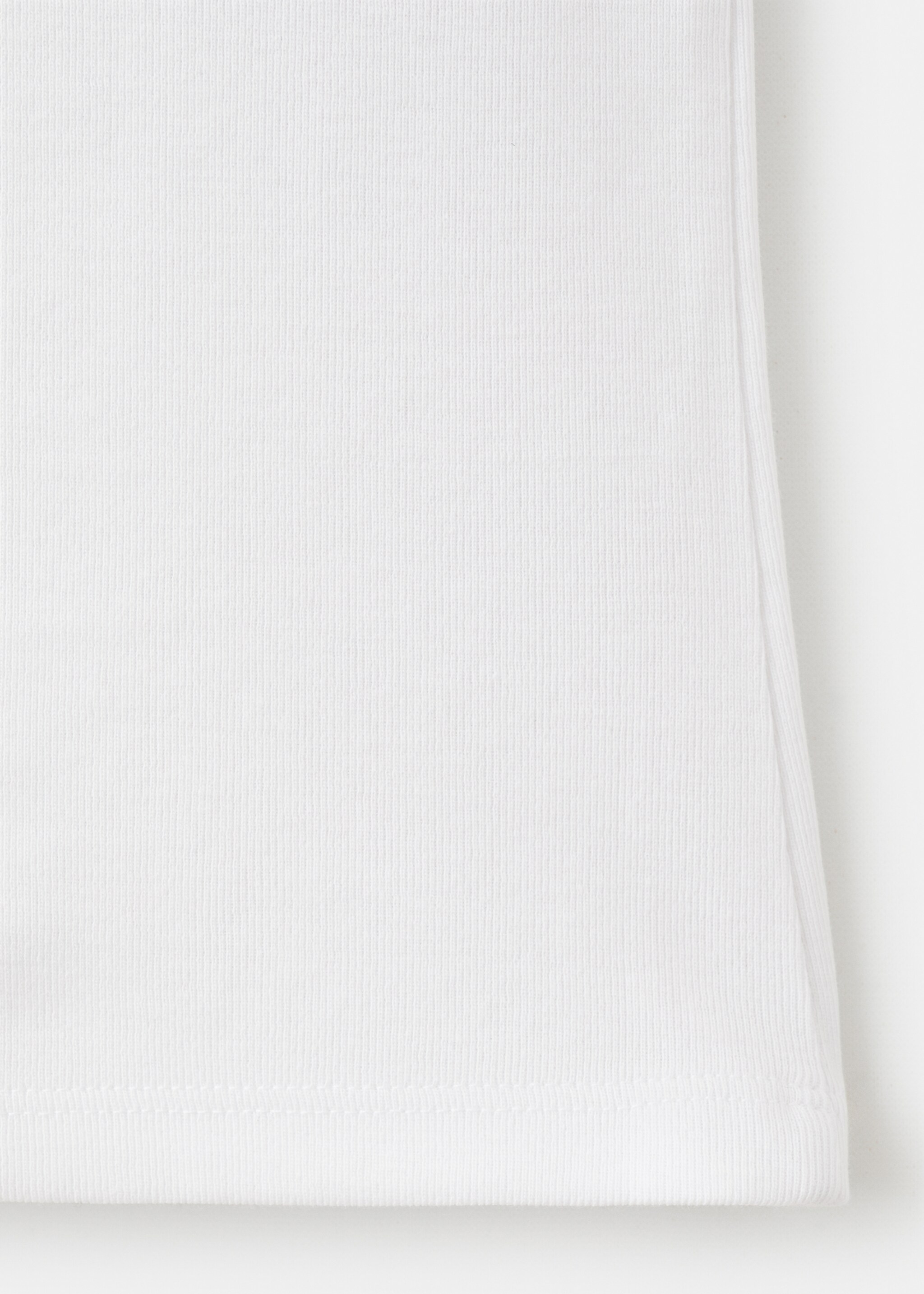 Cotton tank top - Details of the article 0, Off White. Ref: 27044778-00.