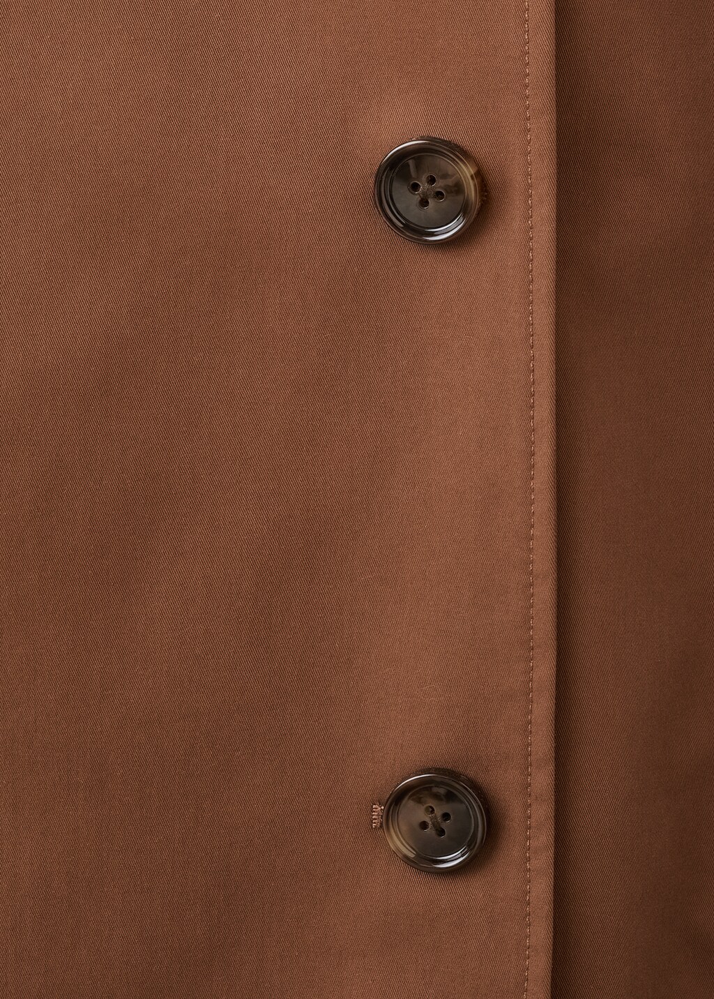 Long double-breasted trench coat - image 5