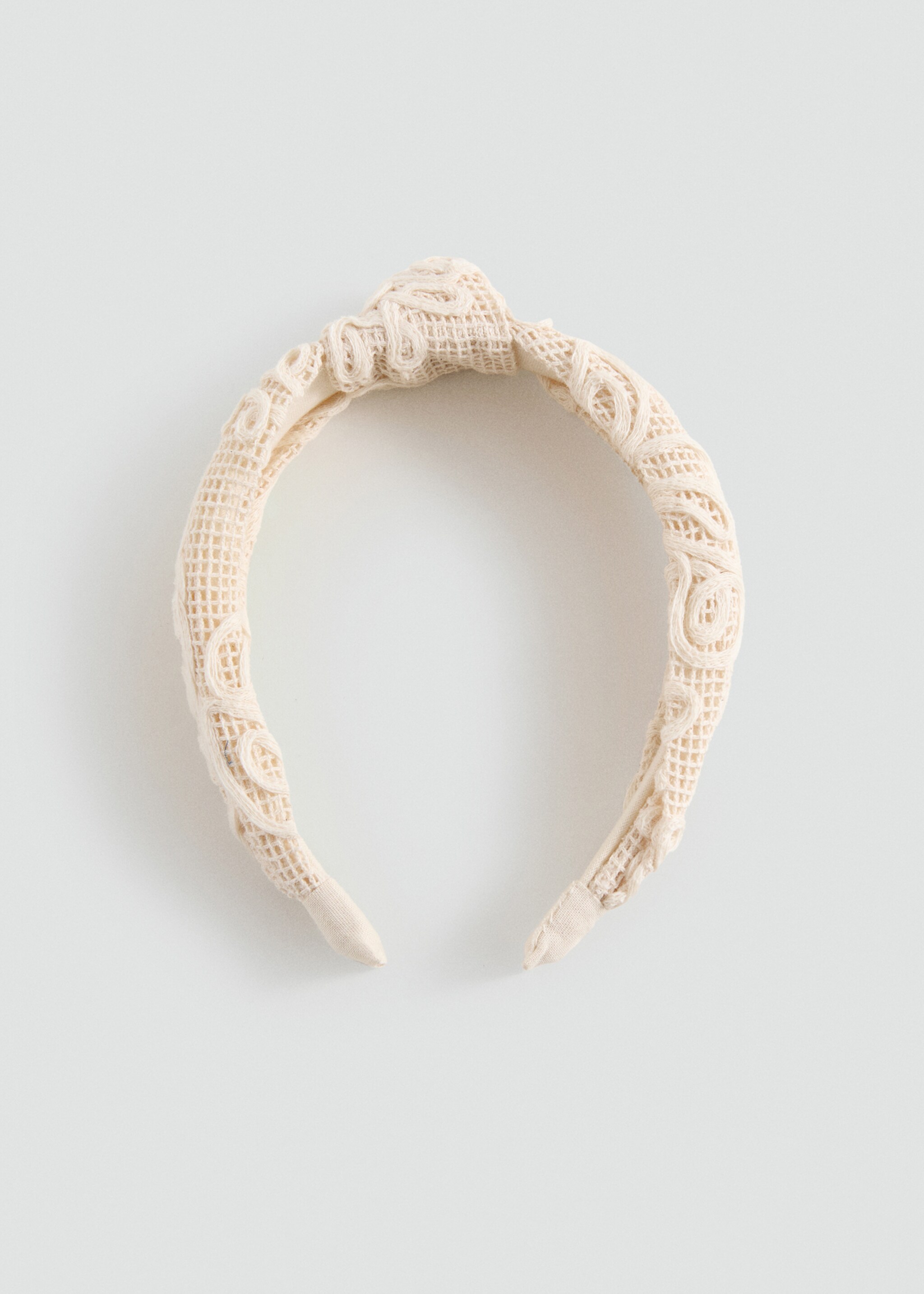 Crochet headband - Article without model, Sand. Ref: 27044782-00.