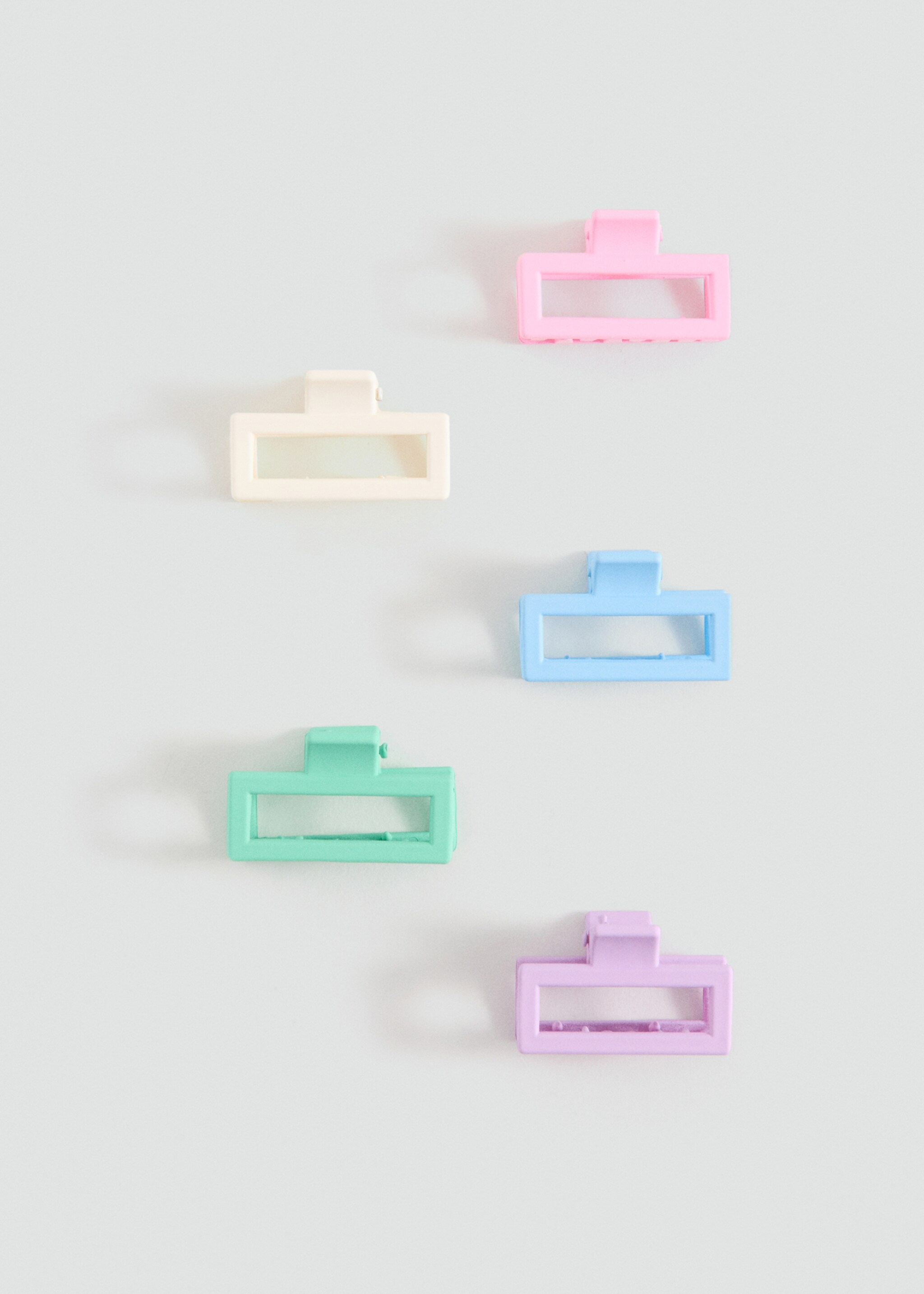 5-pack of hair clips - Article without model, Pink. Ref: 27044785-00.