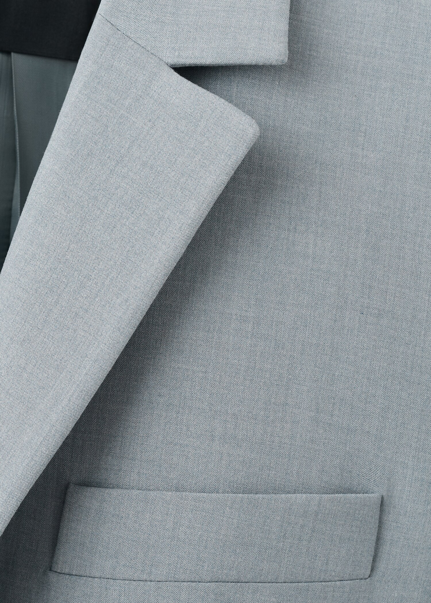 Blazer de costume droit avec poches à rabat - Détail de l'article 0