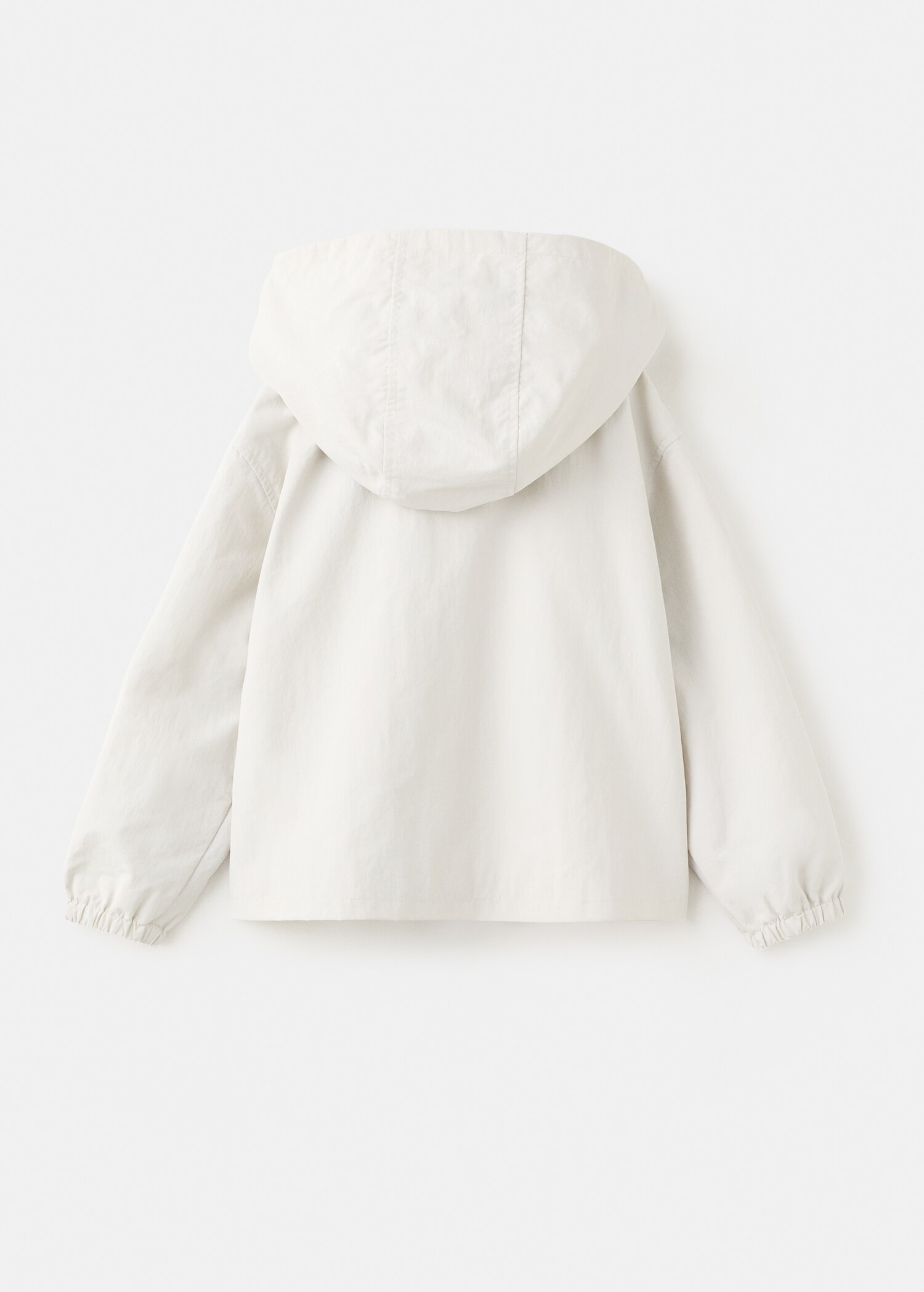 جاكت بغطاء رأس واقٍ من المطر - الجهة الخلفية للمنتج