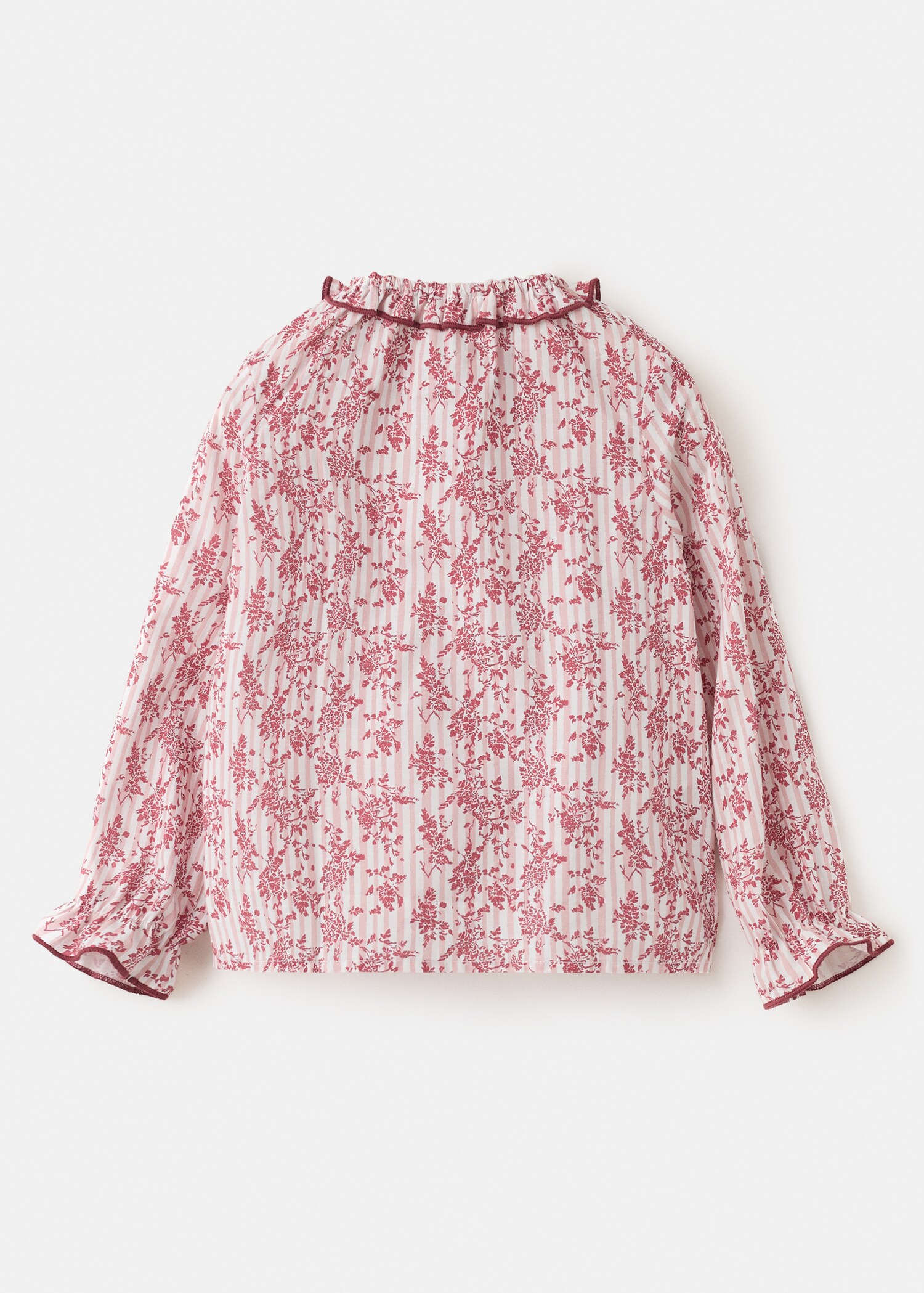 Floral print blouse - Reverse of the article