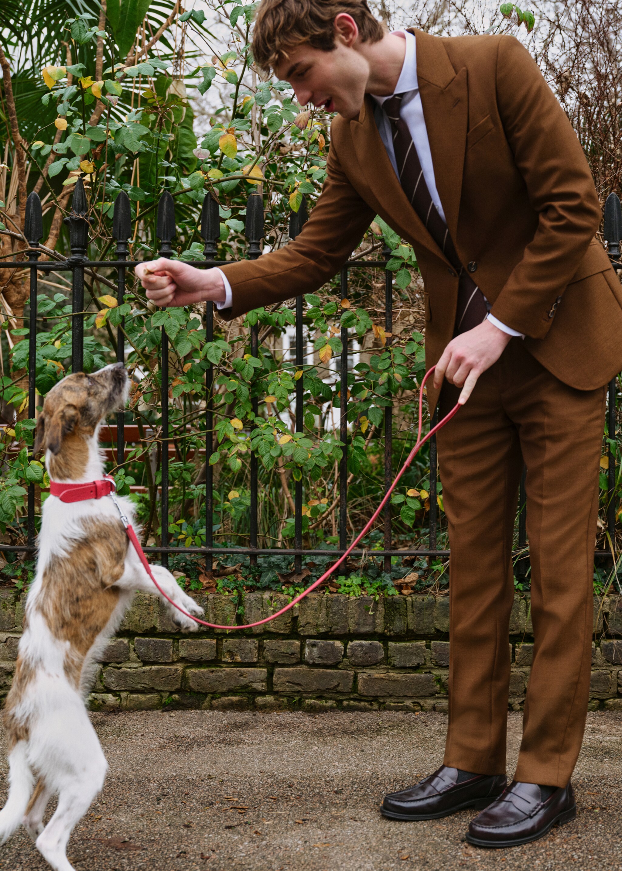 Slim fit trousers 100% wool Vitale Barberis Canonico® - Details of the article 5, Ochre. Ref: 27045149-00.