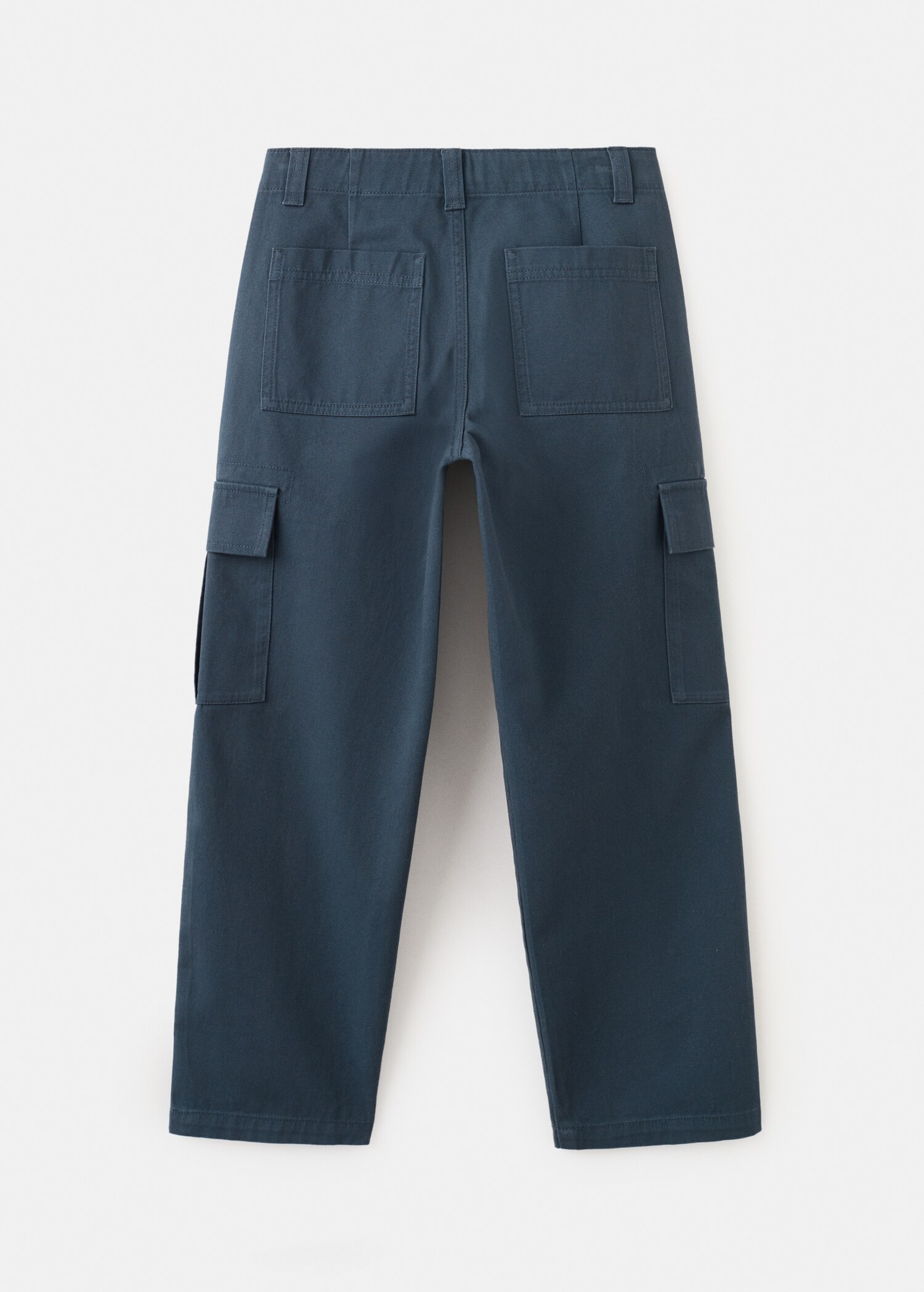 Cotton cargo trousers - Reverse of the article