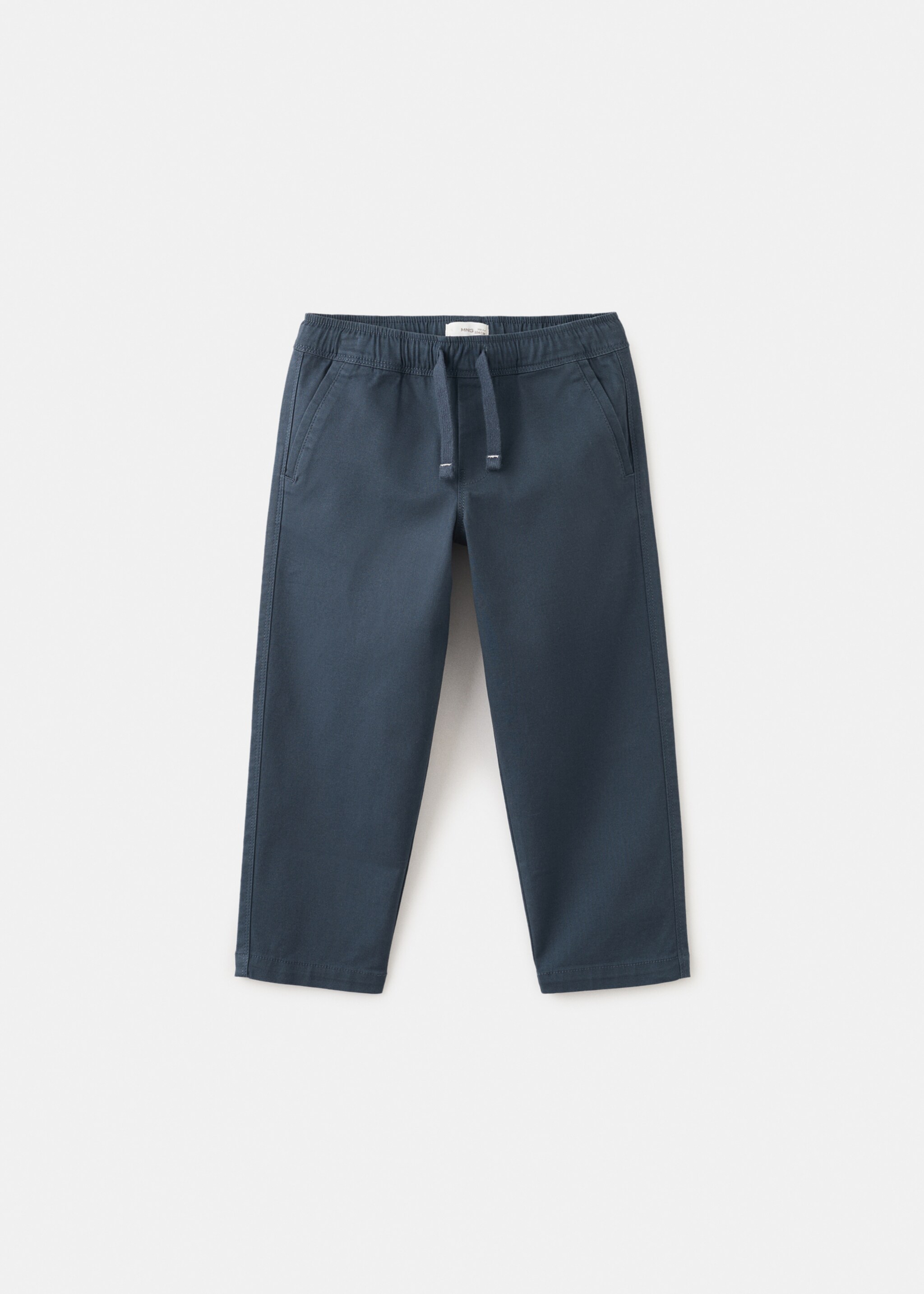 Cotton chinos - Article without model, Navy. Ref: 27045154-00.