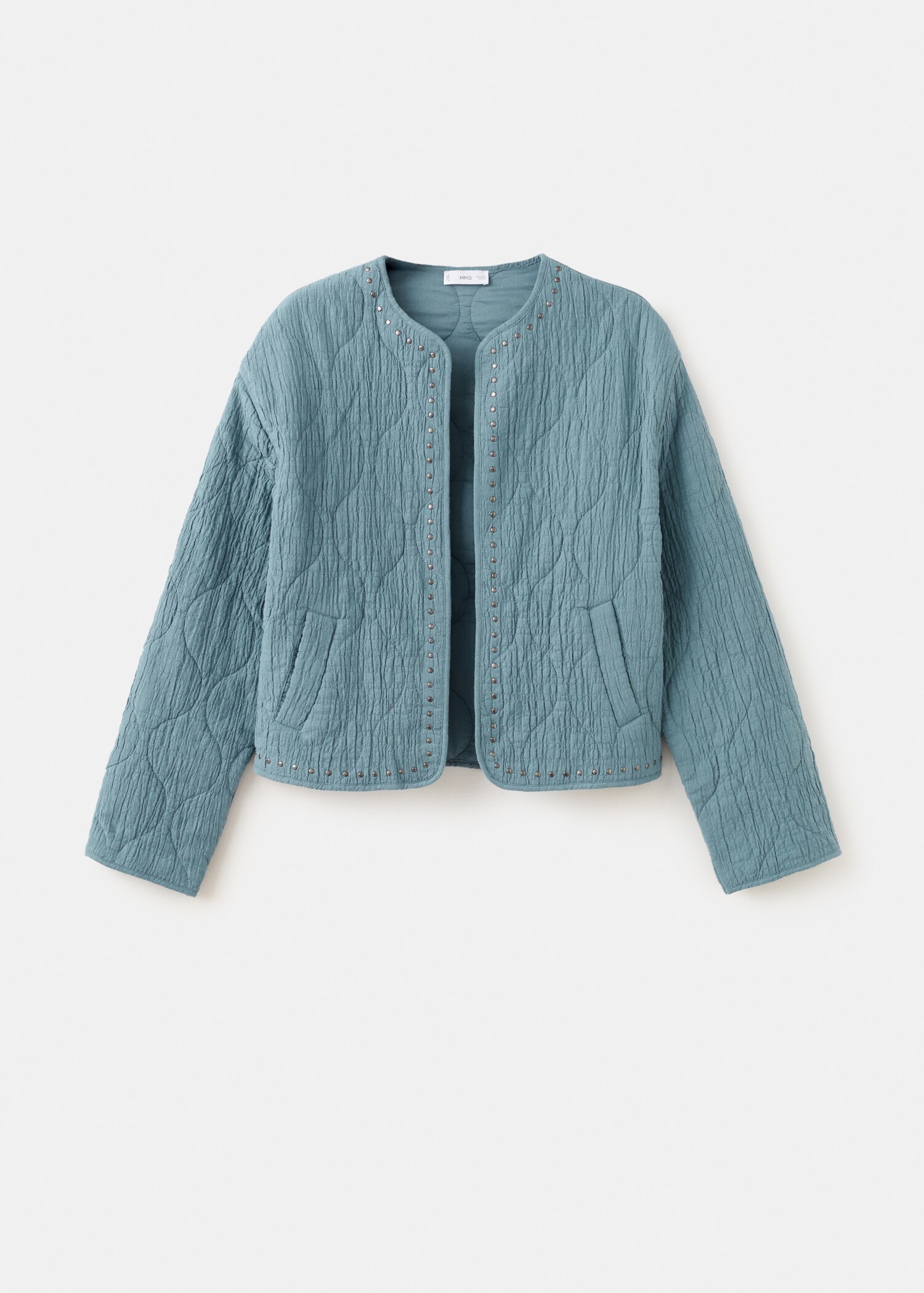 Studded quilted jacket - Article without model