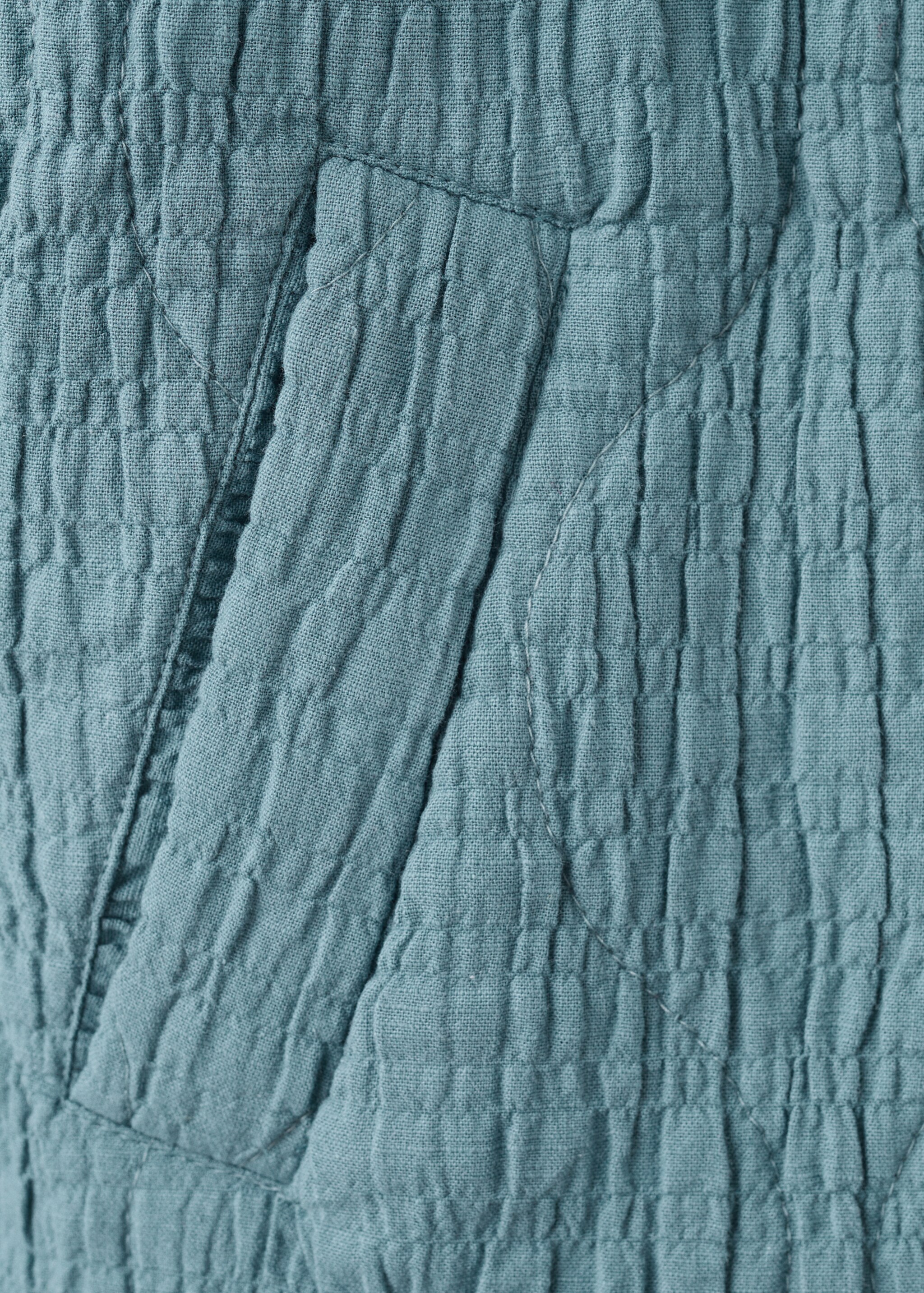 Studded quilted jacket - تفاصيل المنتج 0, أزرق بترولي. Ref: 27045156-00.