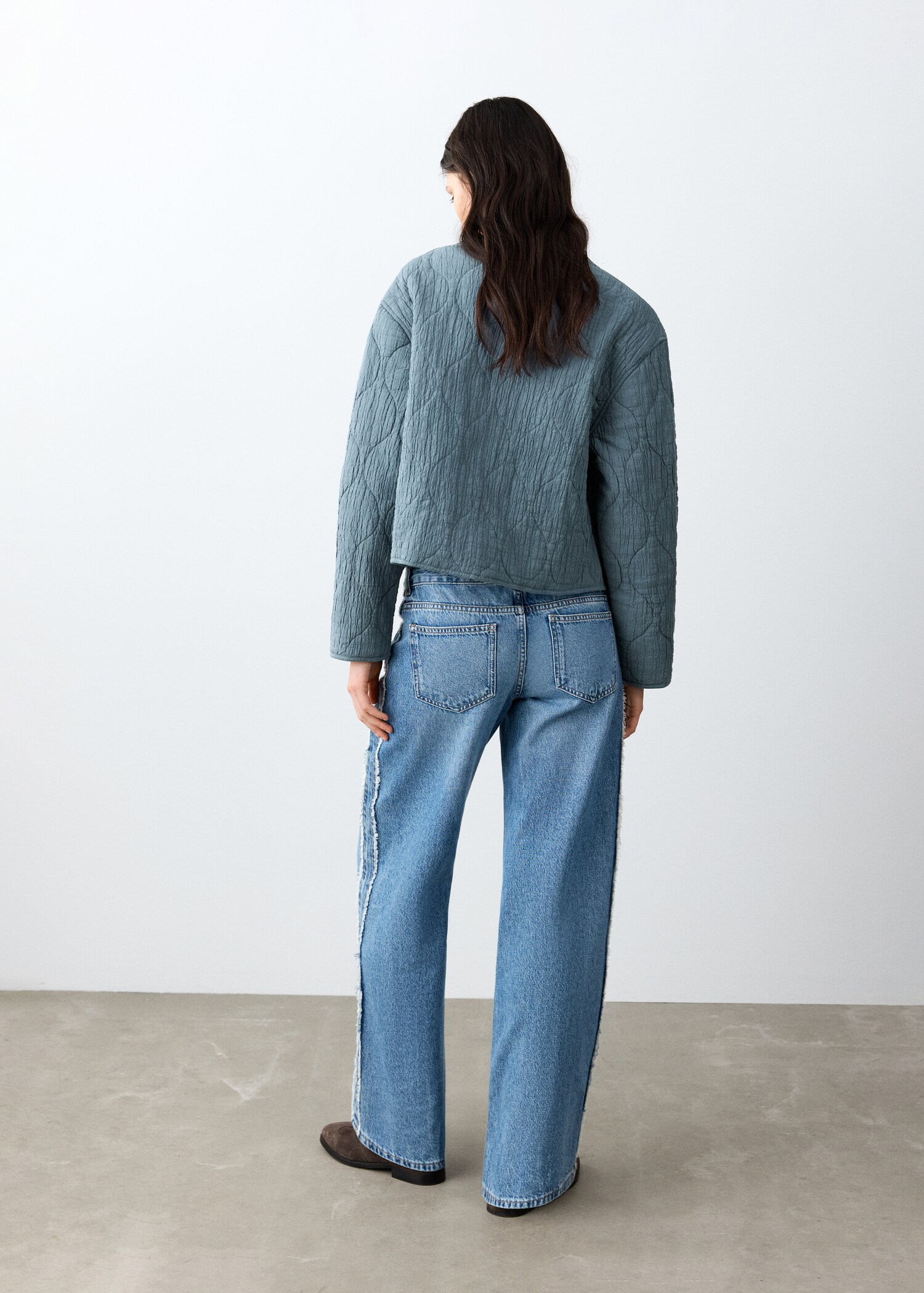 Chaqueta acolchada tachuelas - Reverso del artículo